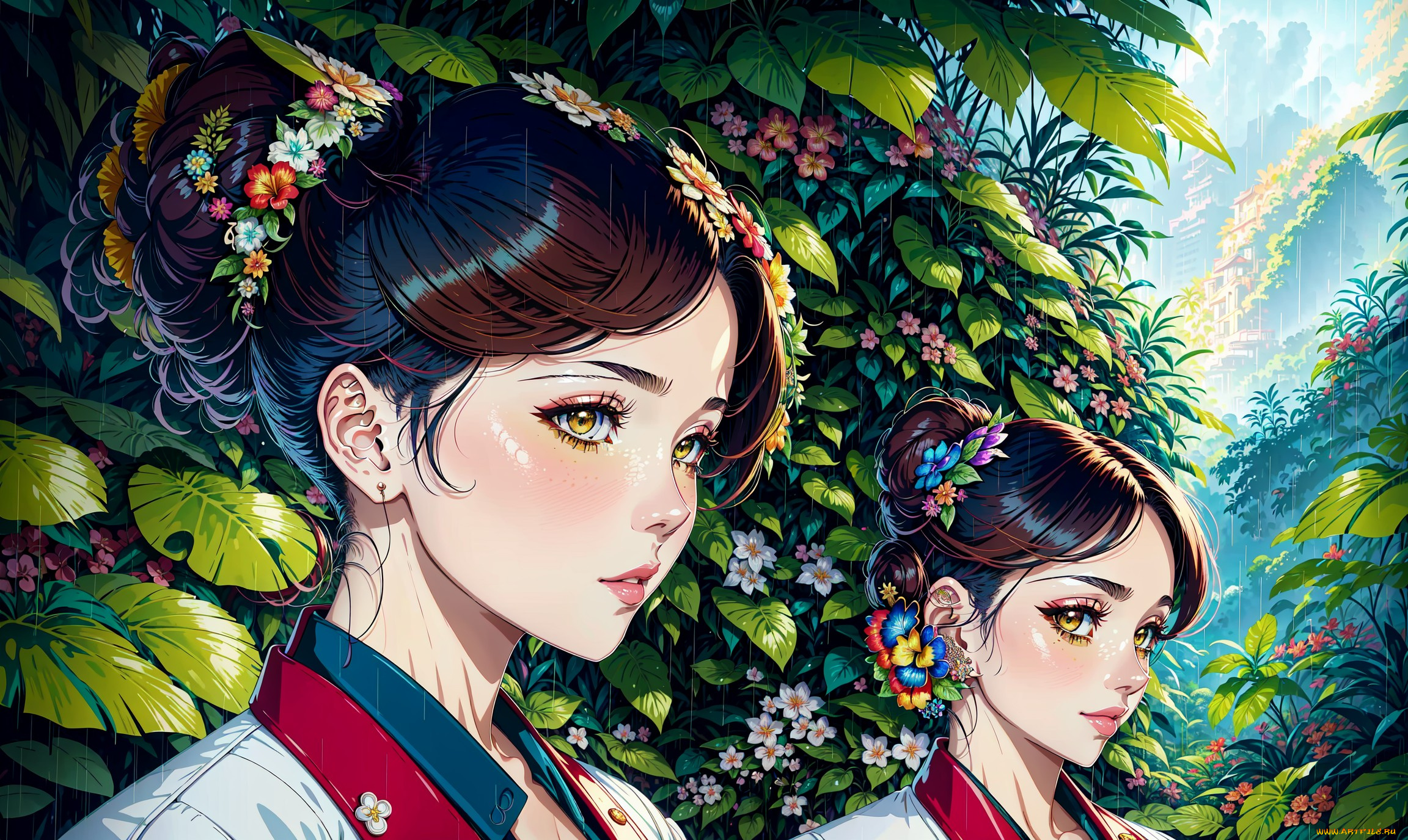 аниме, пейзажи, , природа, нейросети, графика, нейроарт, ai, art, нейронные, сети, рисунки, нейро, искусство