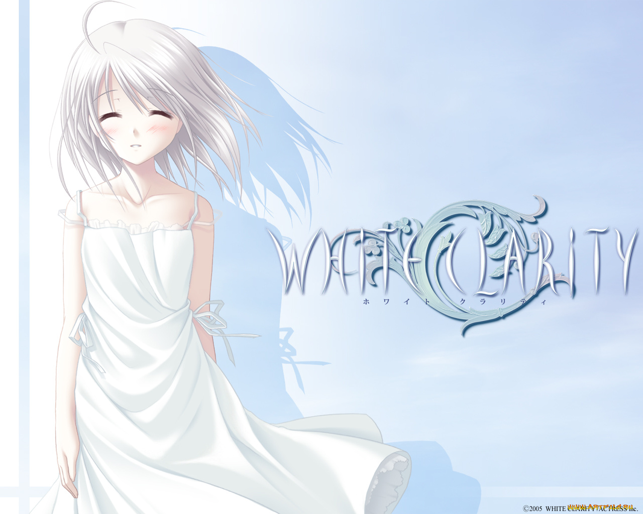 аниме, white, clarity