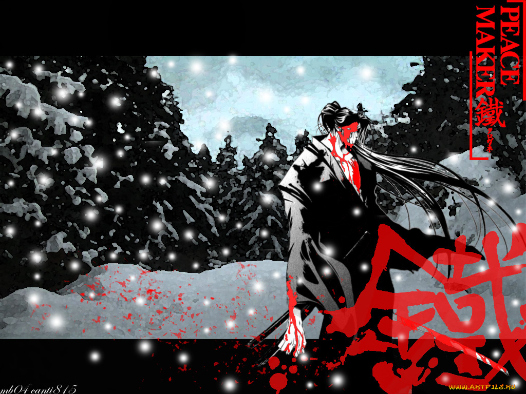 аниме, peace, maker, kurogane