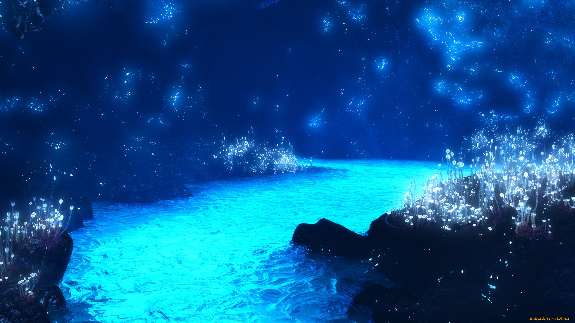 фэнтези, пейзажи, фатастический, ландшафт