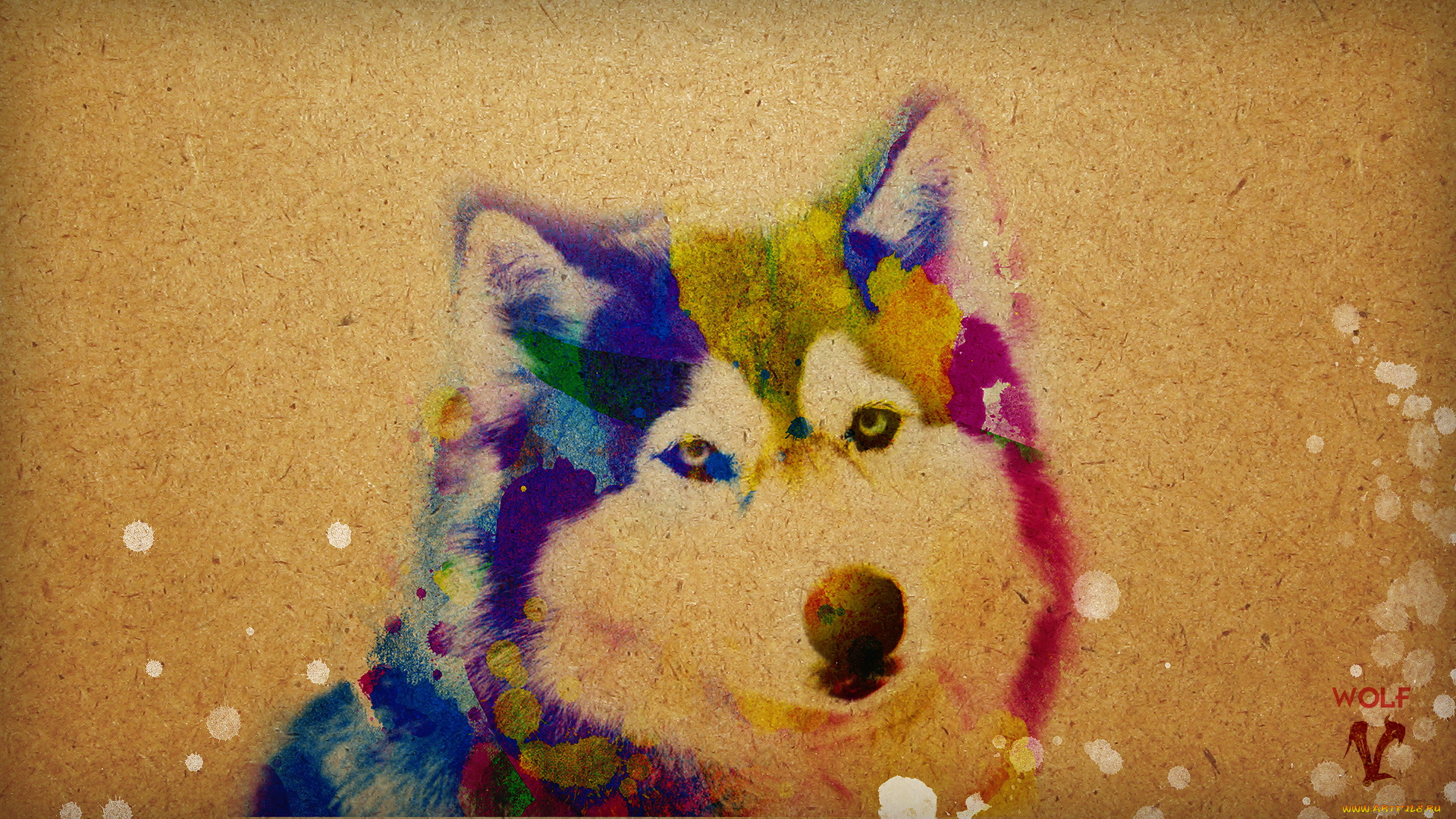 рисованные, животные, собаки, собака