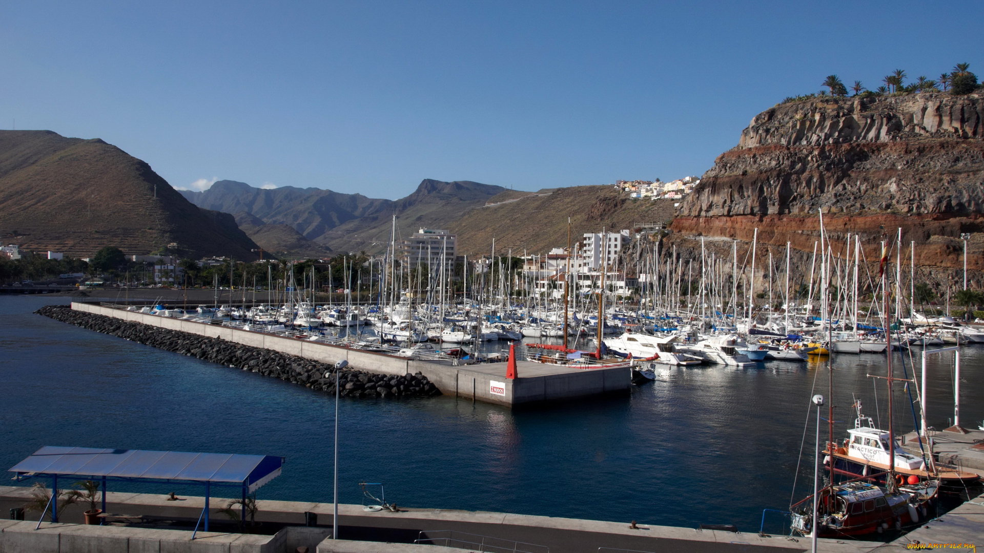 san, sebastiаn, тенерифе, испания, корабли, порты, причалы, парусники