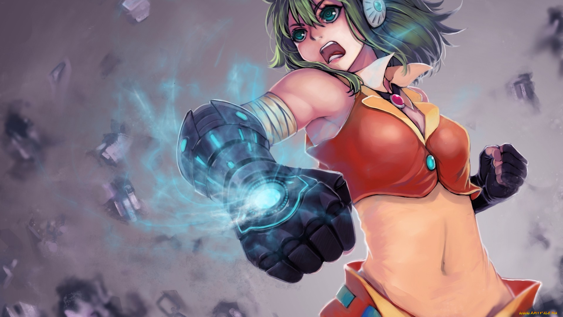 vocaloid, аниме, gumi