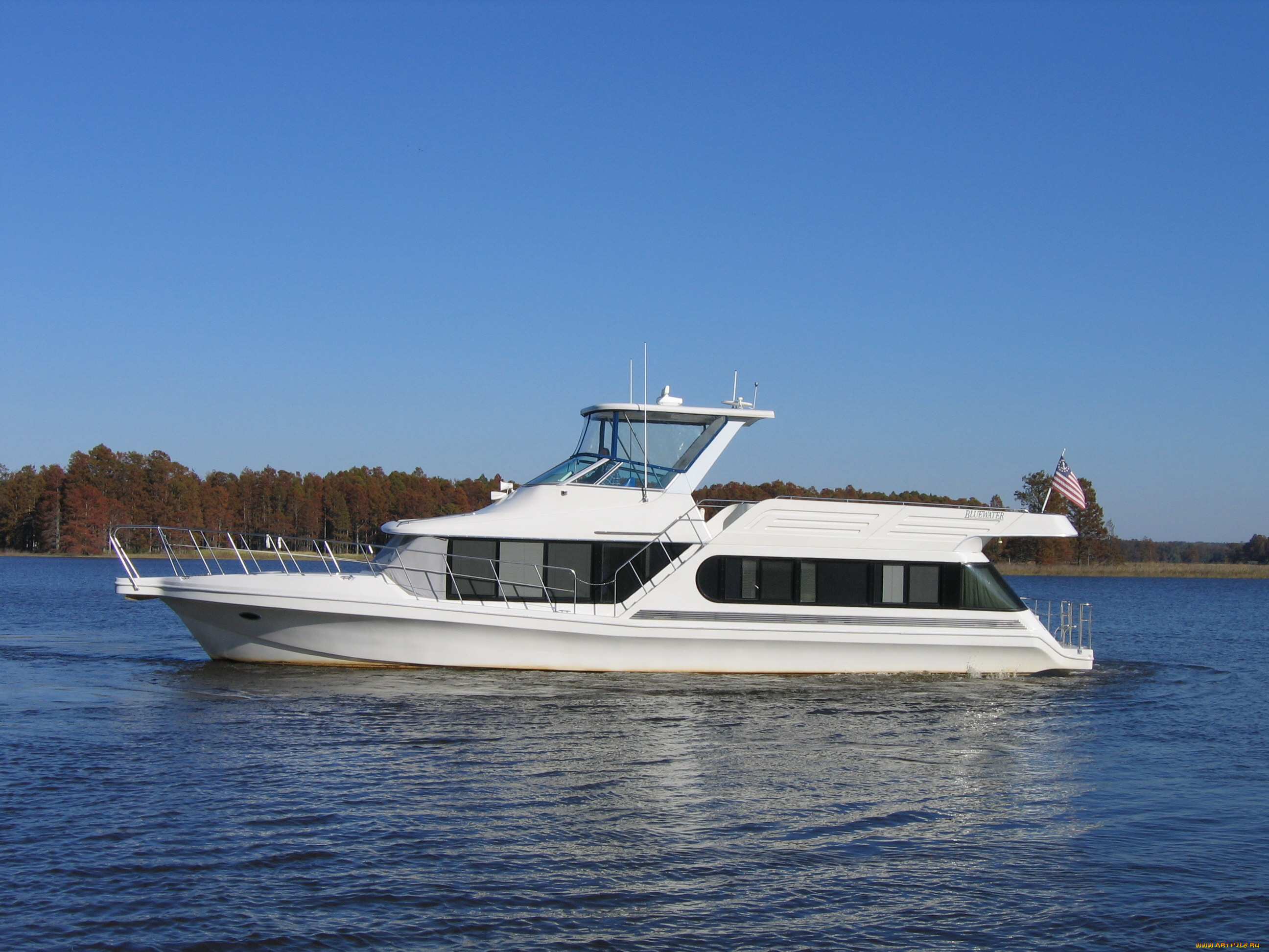 корабли, Яхты, вода, флаг