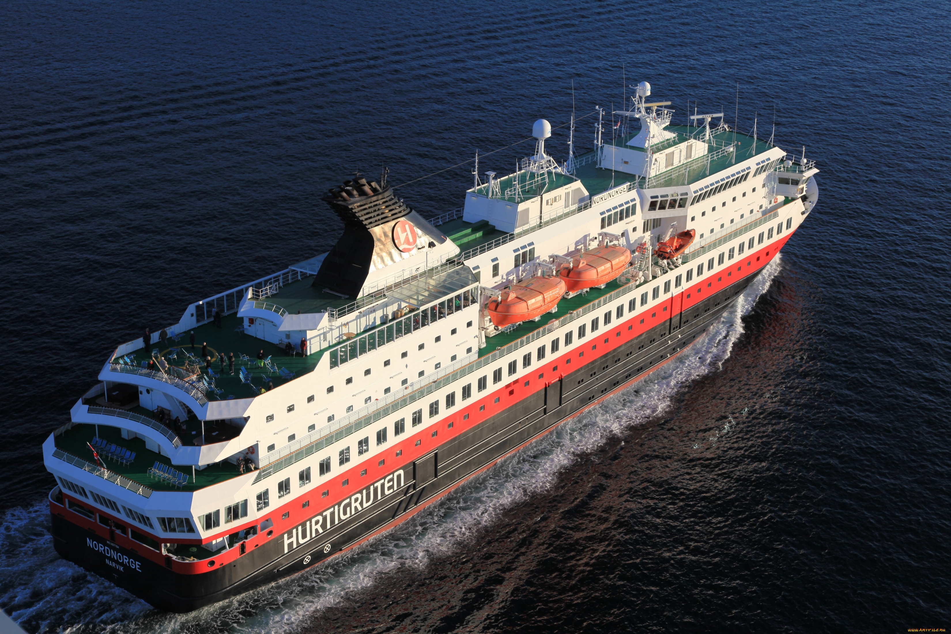 корабли, лайнеры, вода, большой, круиз