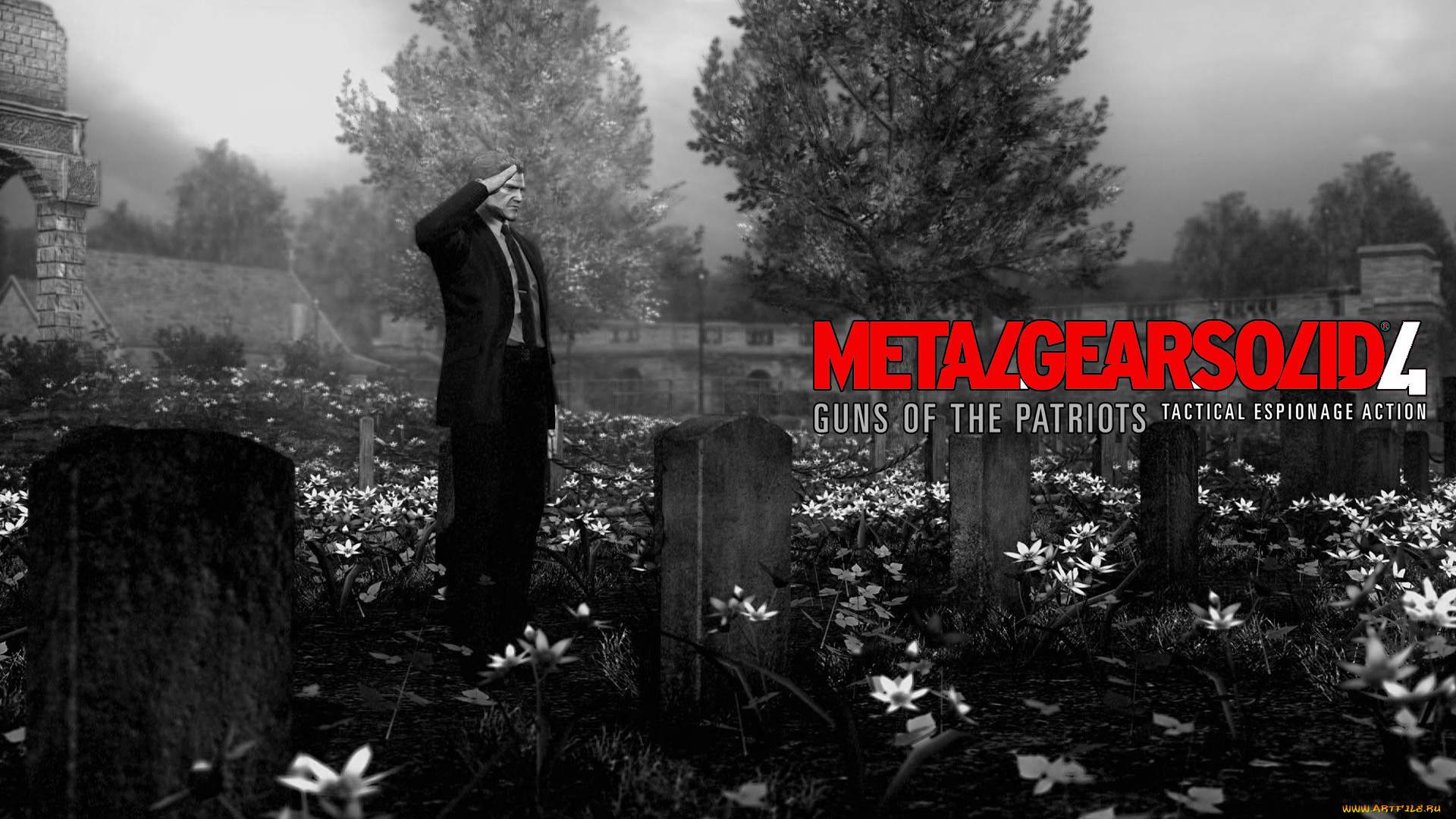 metal, gear, solid, guns, of, the, patriots, видео, игры, цветы