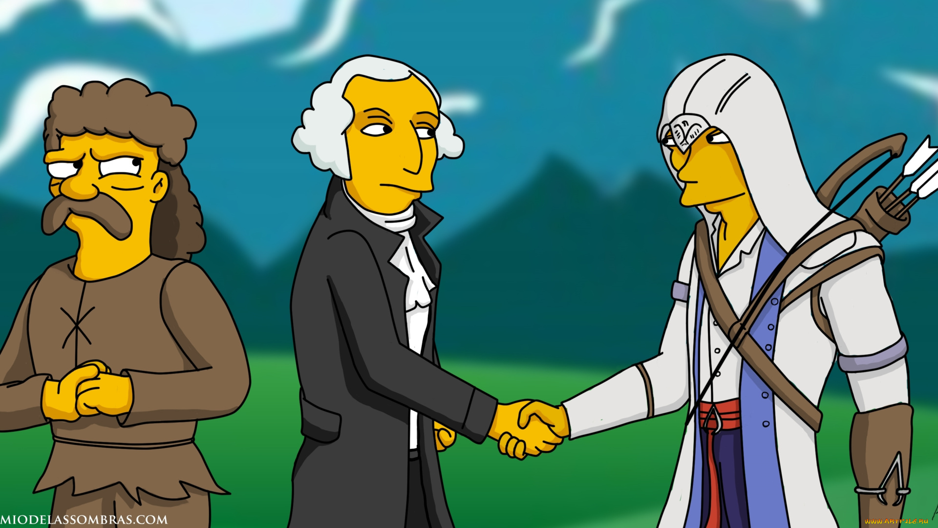 мультфильмы, the, simpsons, персонажи