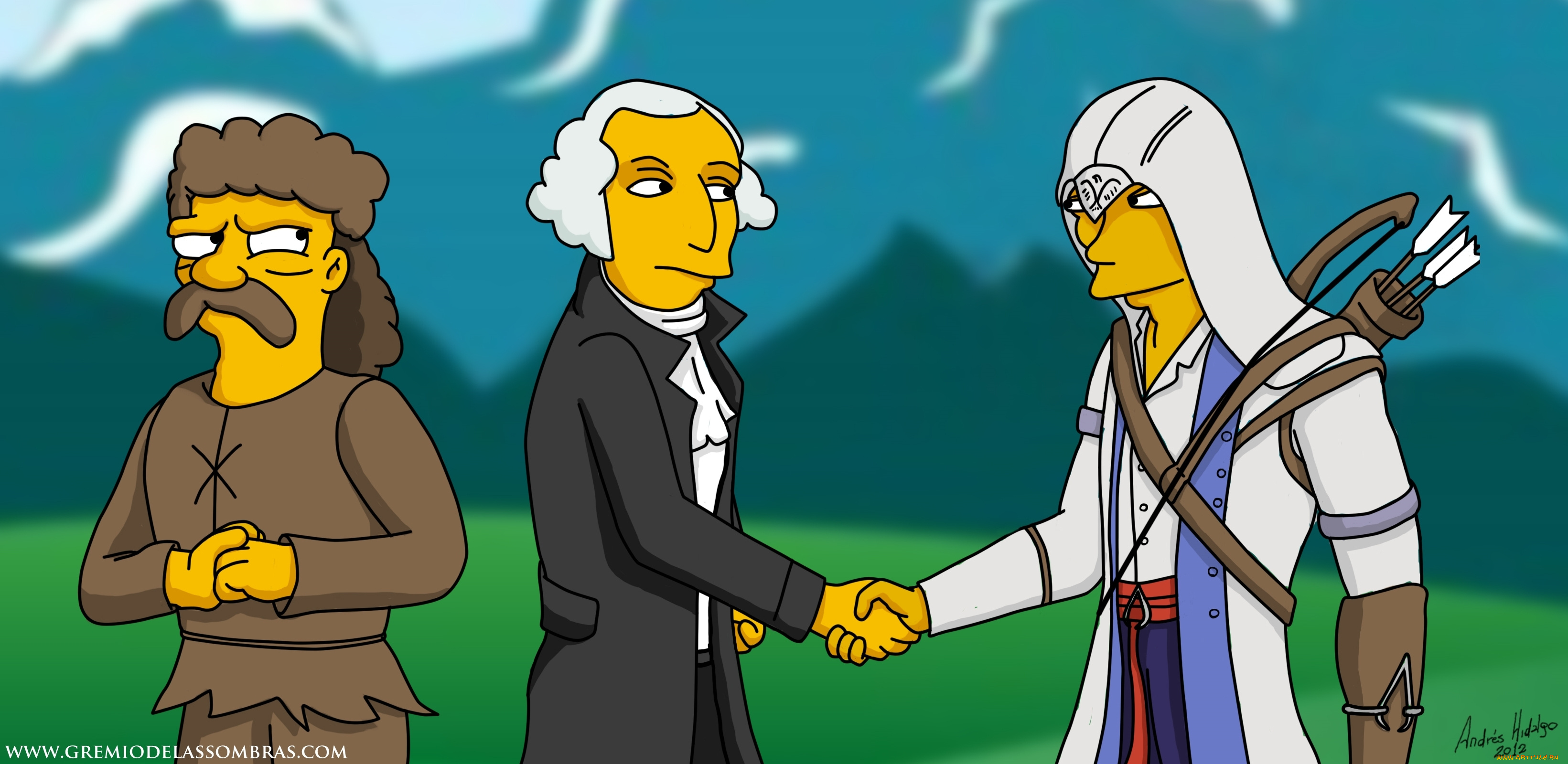 мультфильмы, the, simpsons, персонажи