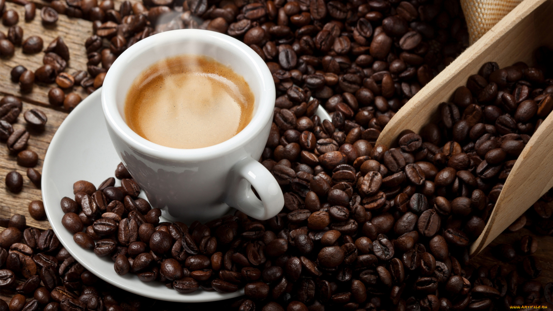 еда, кофе, , кофейные, зёрна, чашка, кофейные, зерна, аромат