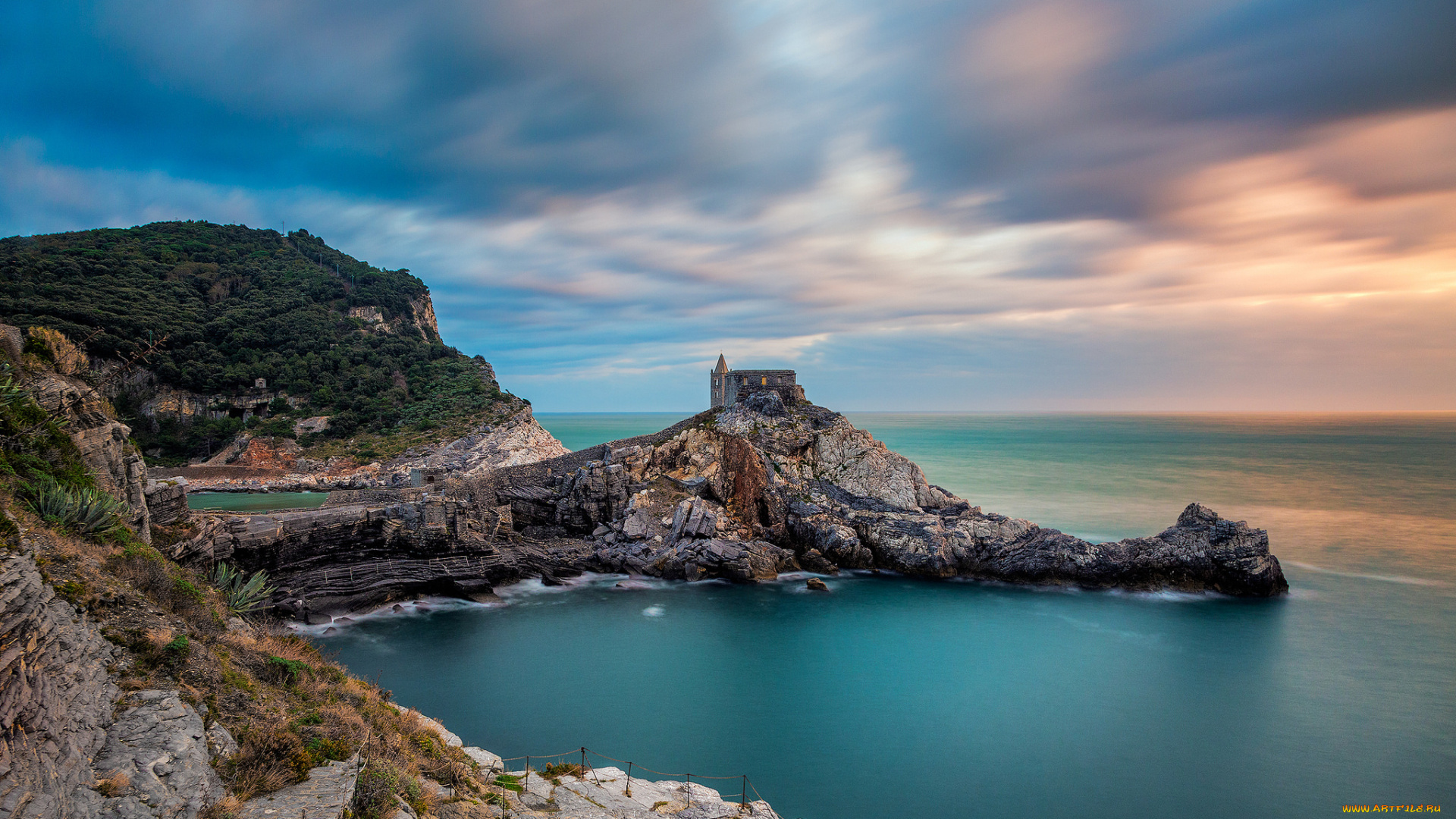 church, of, saint, peter, города, -, пейзажи, храм, море, мыс
