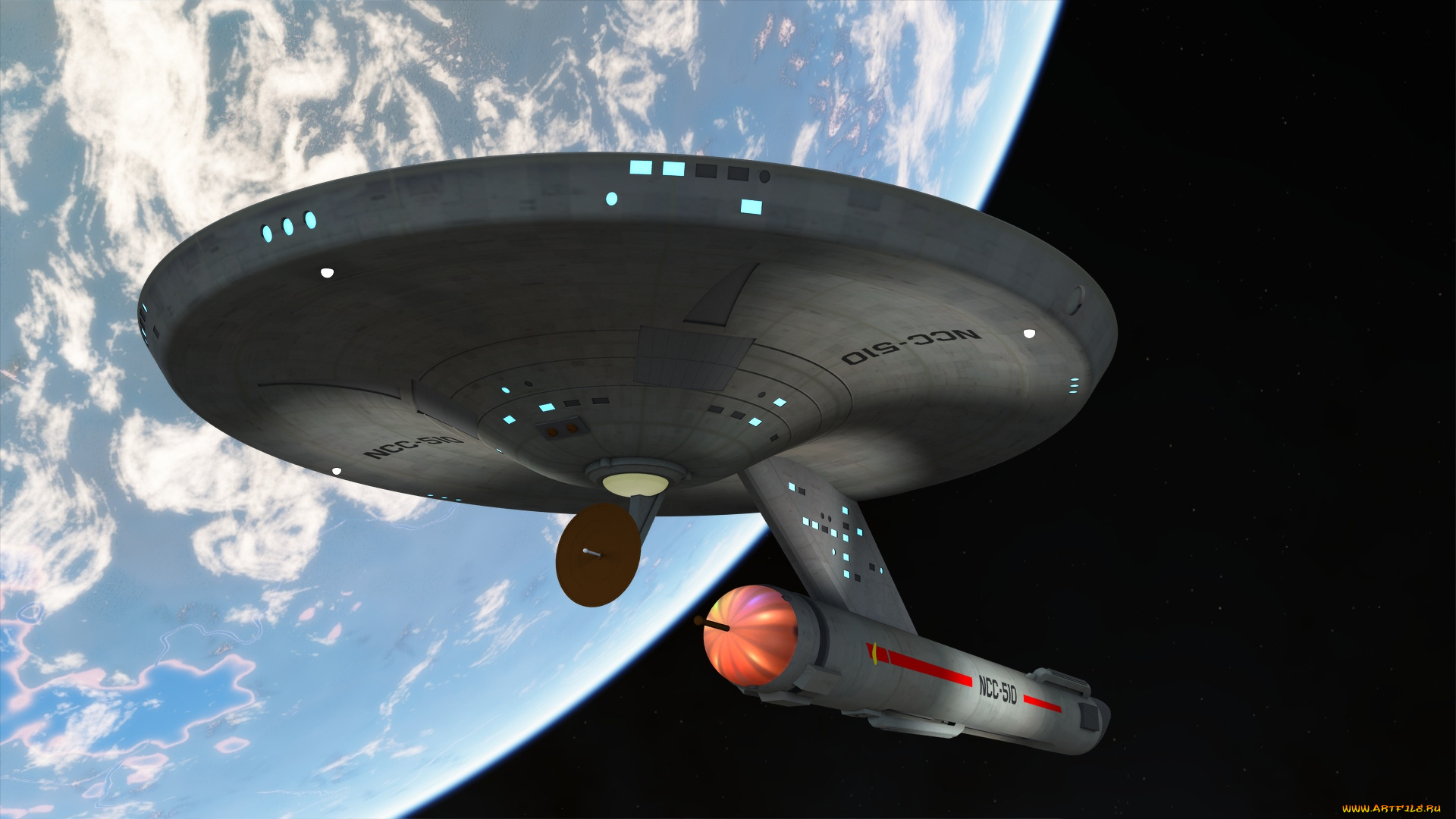 космос, арт, космический, корабль, полет, вселенная, планета