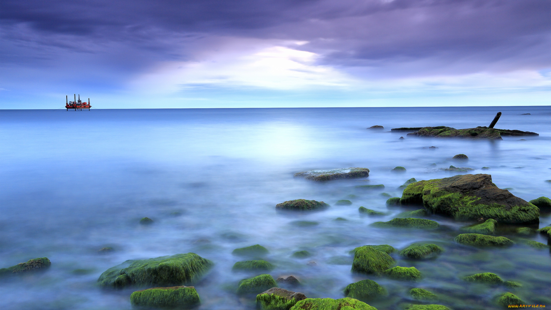 природа, побережье, море, камни, пейзаж