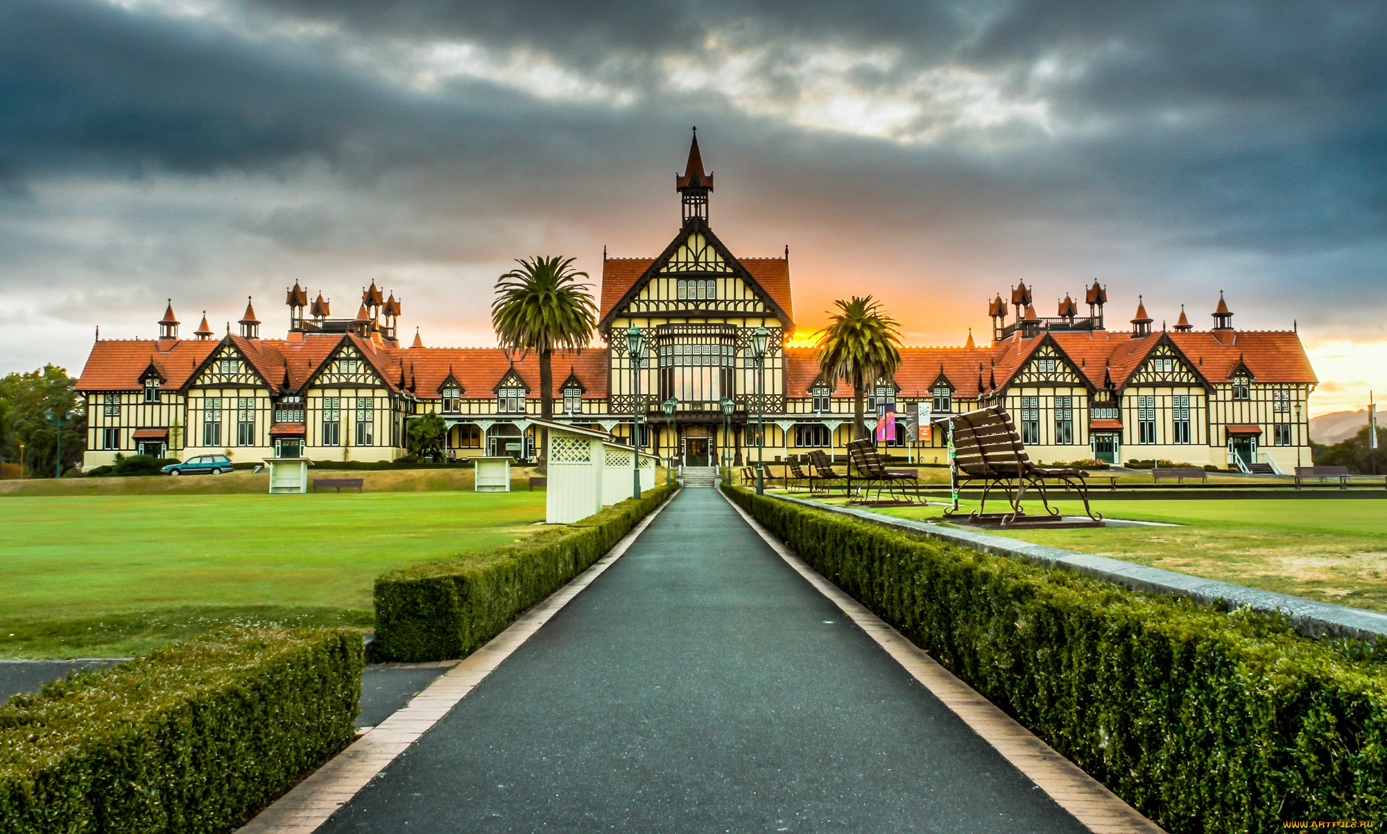 города, -, дворцы, , замки, , крепости, дворец, аллея, парк