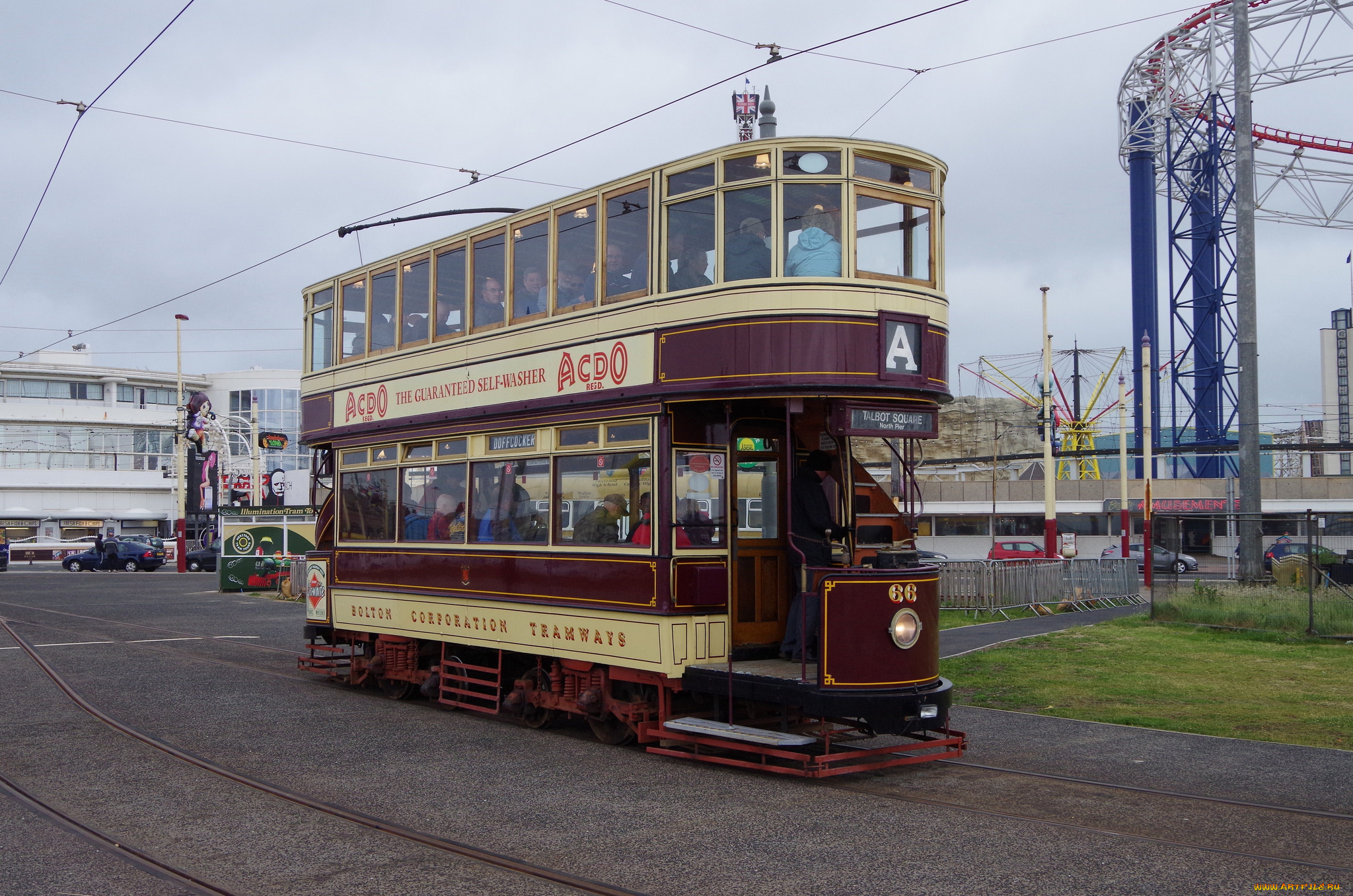 техника, тракторы, трамвай, рельсы, транспорт