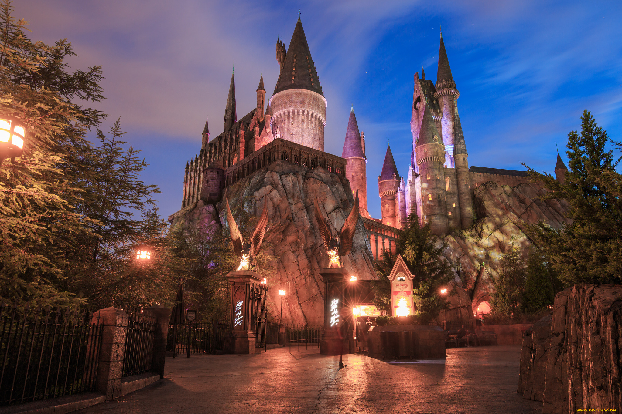 города, диснейленд, парк, замок