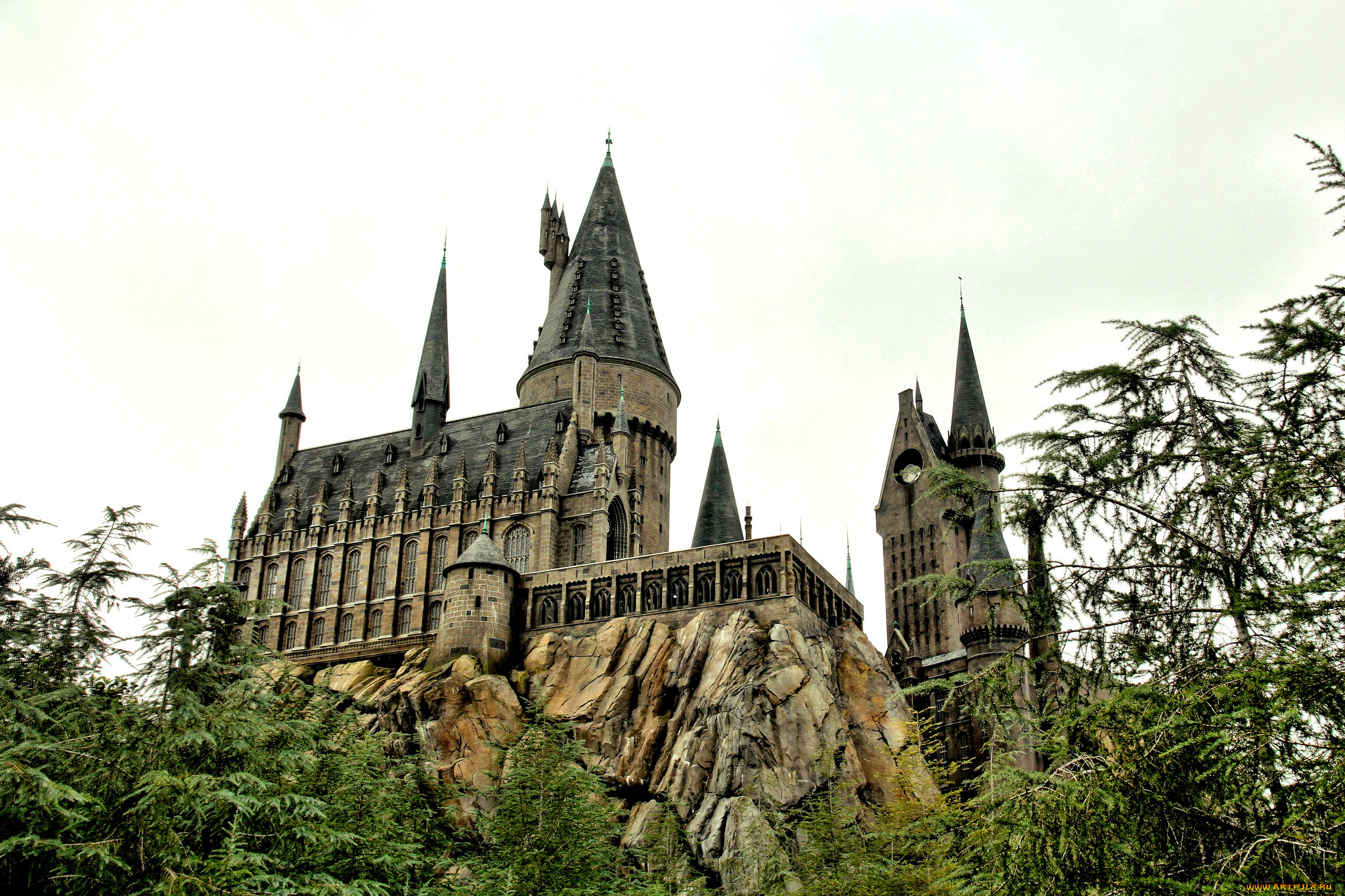 города, диснейленд, замок, парк