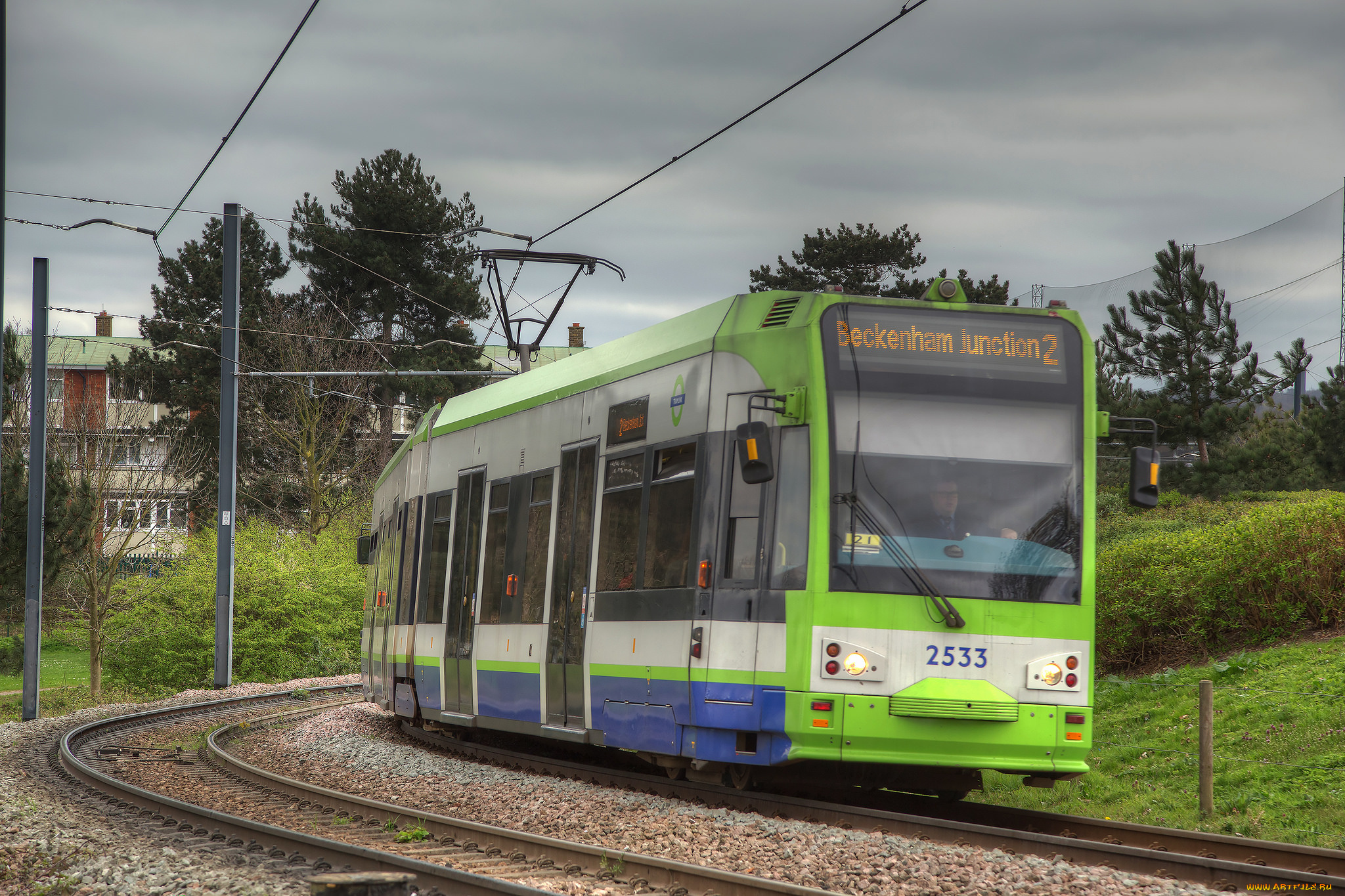 техника, трамваи, трамвай, рельсы, транспорт