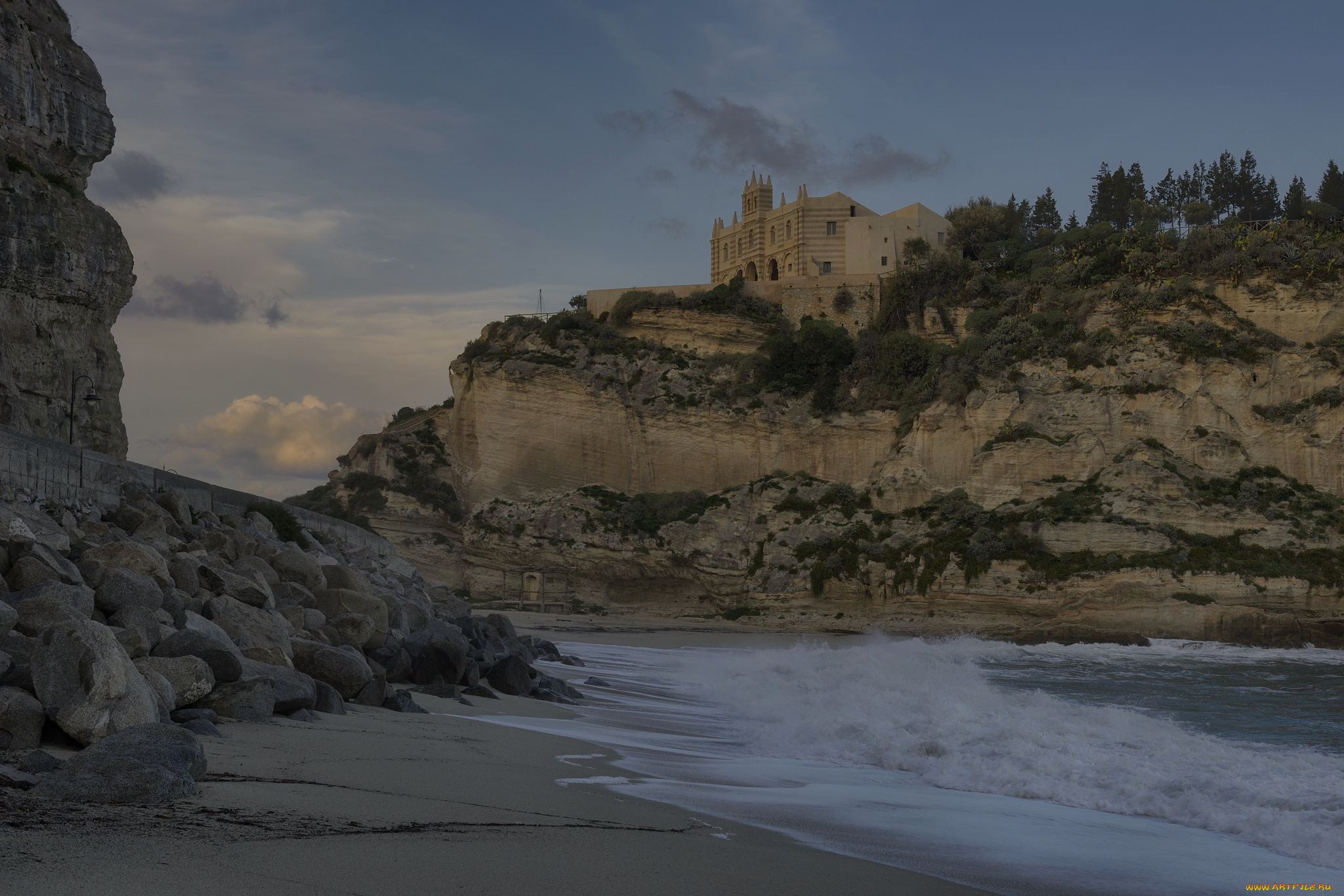 города, -, дворцы, , замки, , крепости, замок, скала