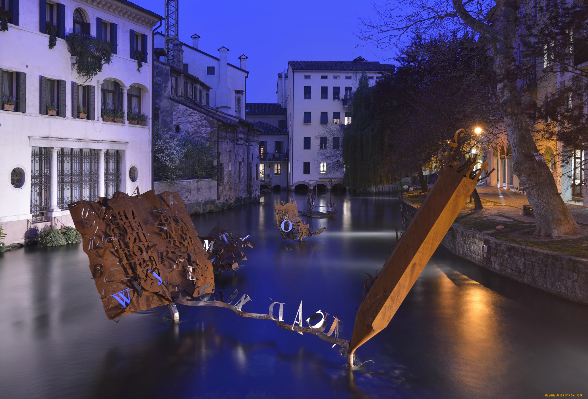 города, -, улицы, , площади, , набережные, ночь, город, огни