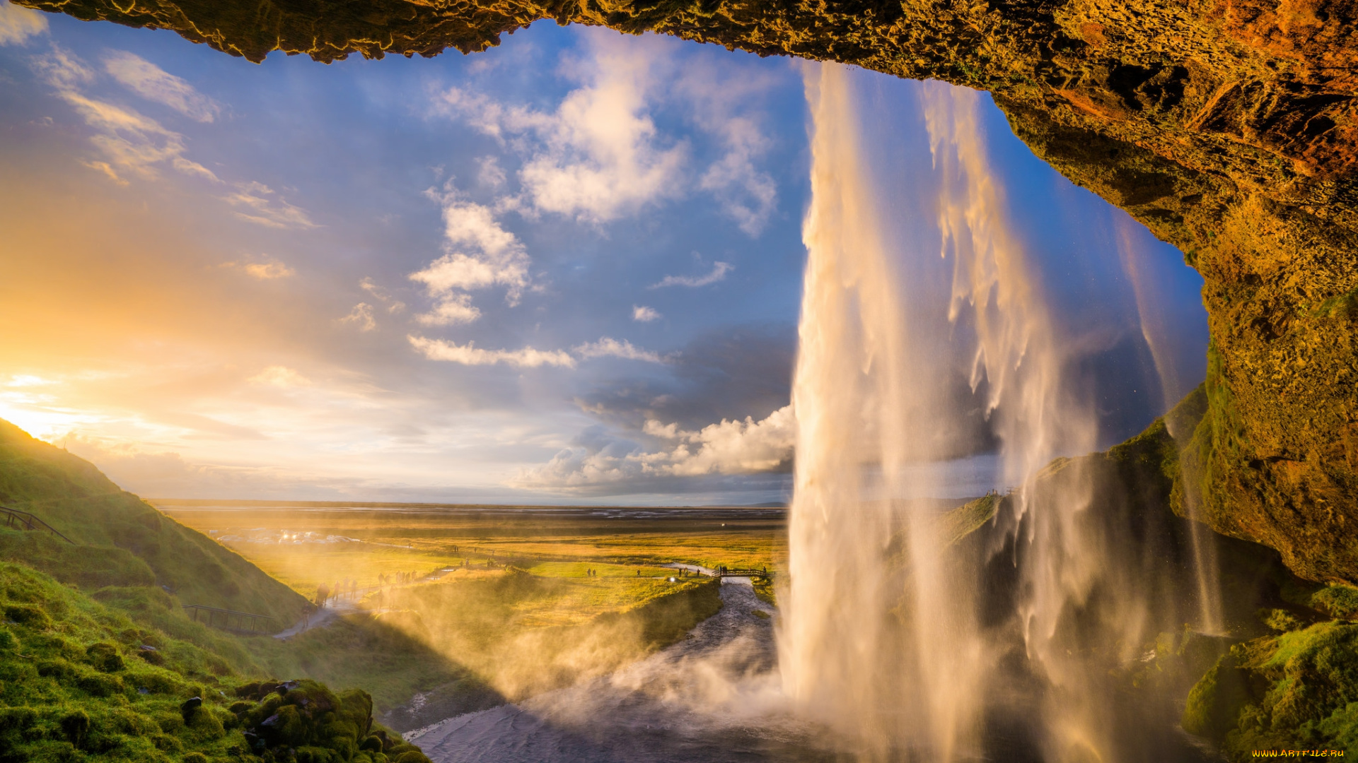 природа, водопады, водопад
