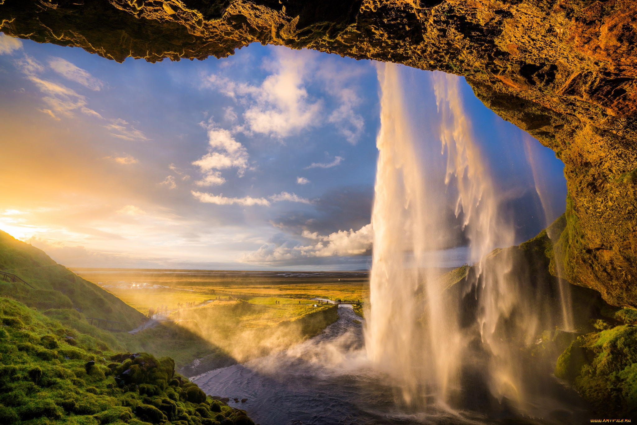 природа, водопады, водопад