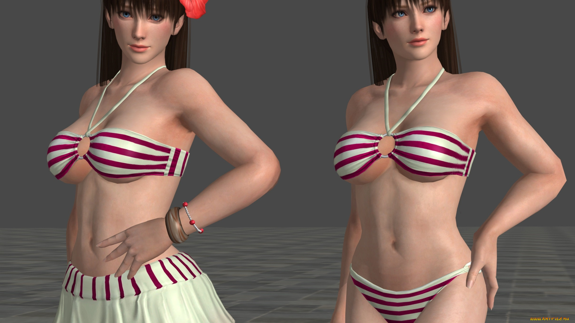 3д, графика, люди, , people, девушки, взгляд, фон