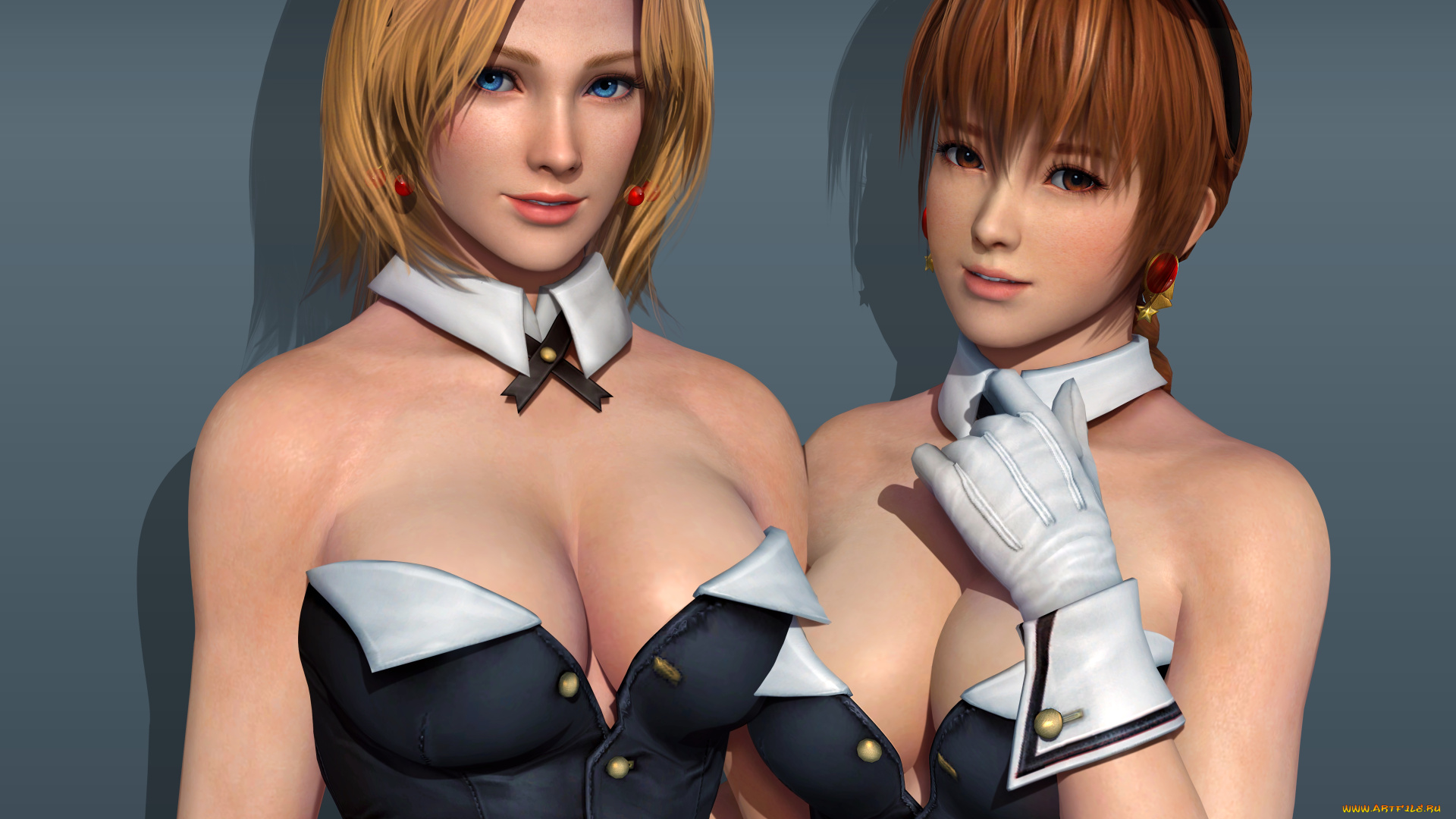 3д, графика, люди, , people, девушки, взгляд, фон