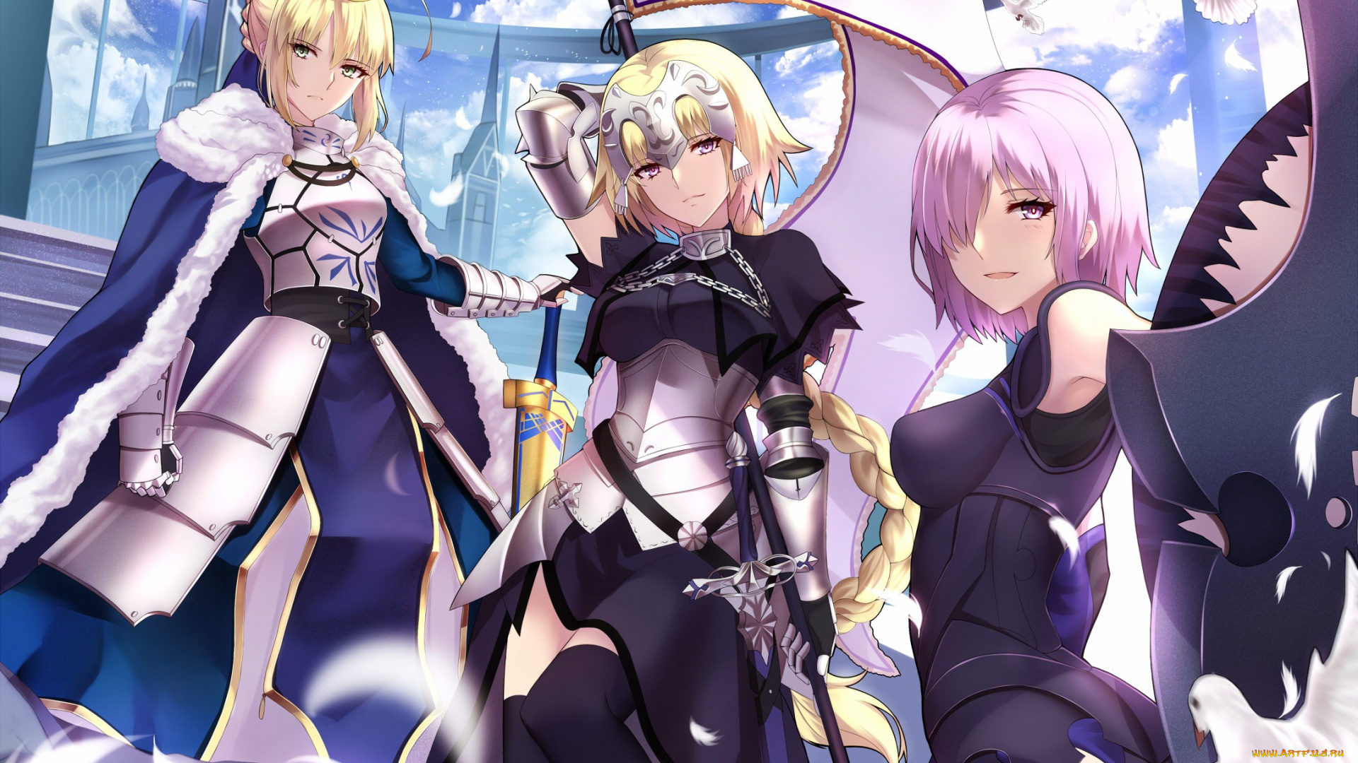 аниме, fate, stay, night, apocrypha, anime