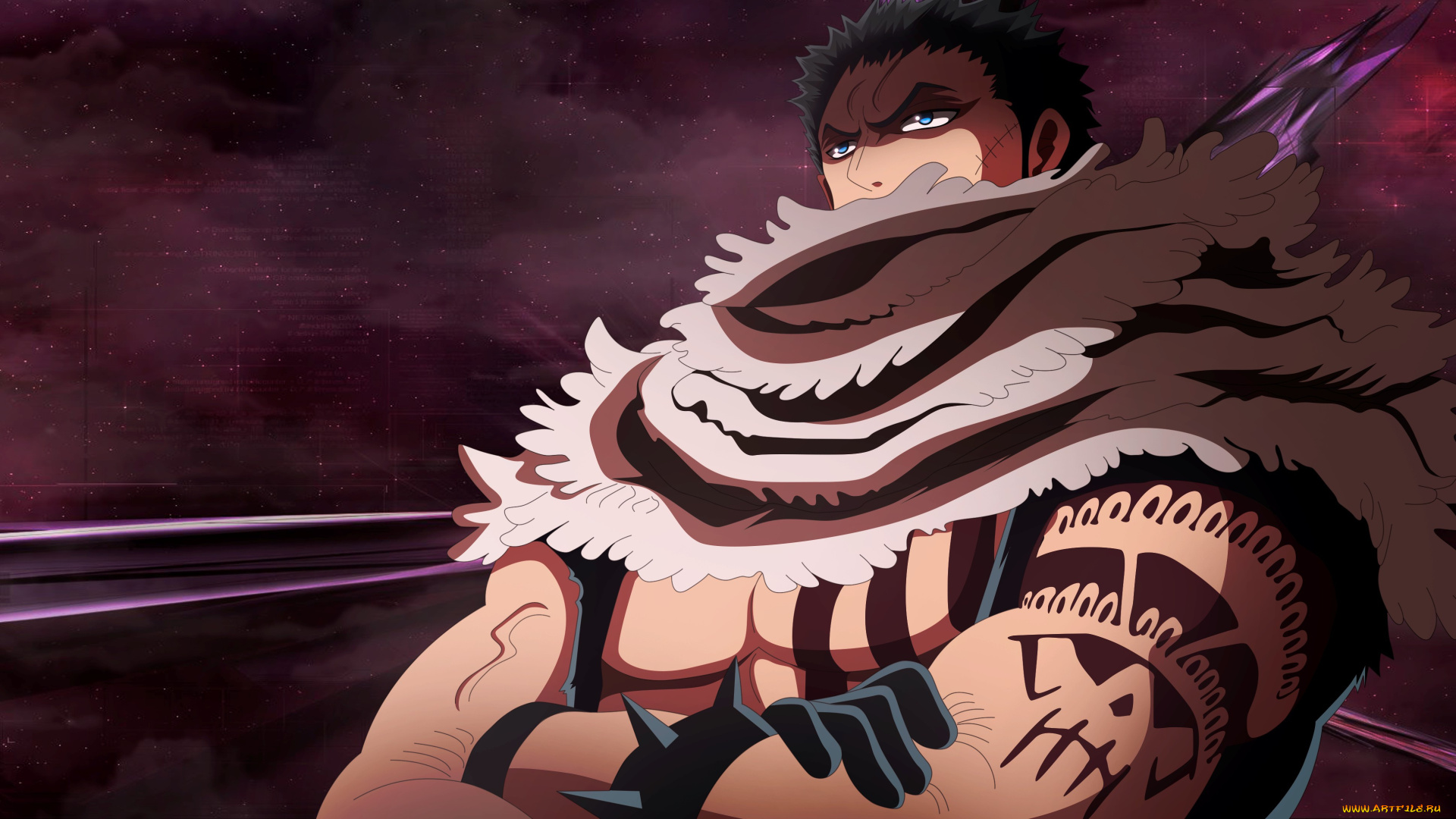 аниме, one, piece, charlotte, katakuri