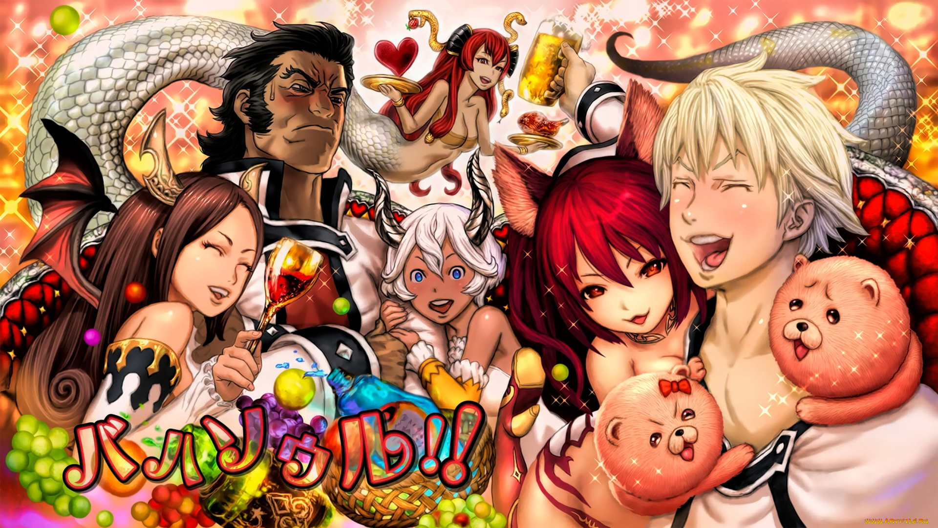 аниме, shingeki, no, bahamut, virgin, soul