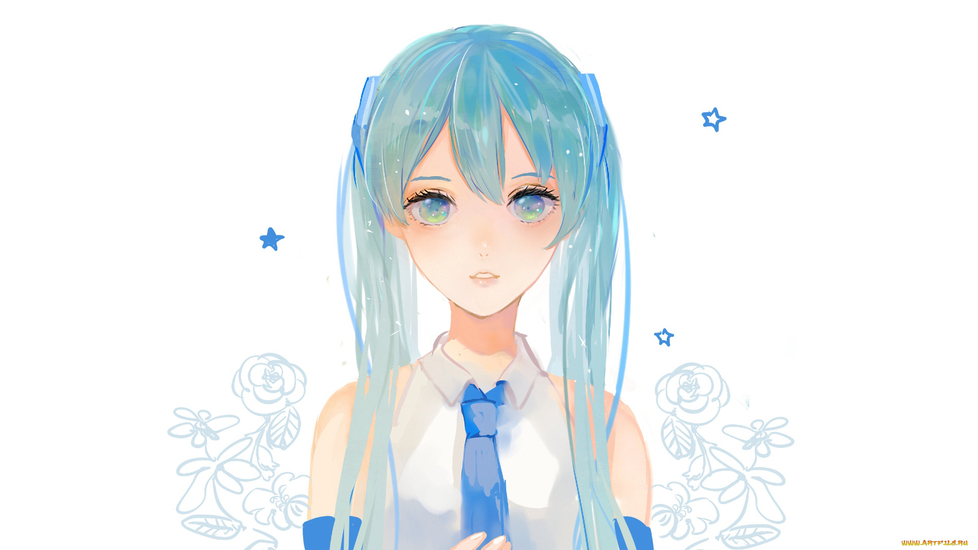 аниме, vocaloid, девушка