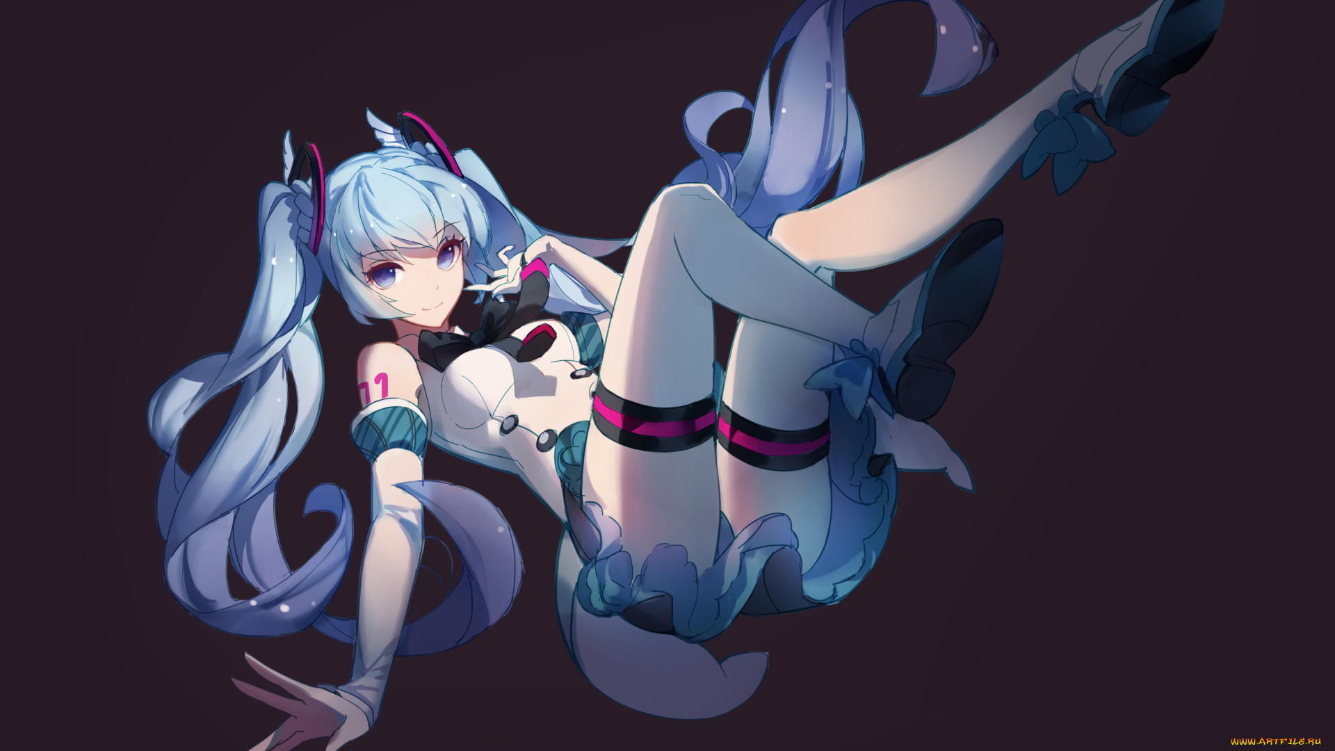 аниме, vocaloid, hatsune, miku