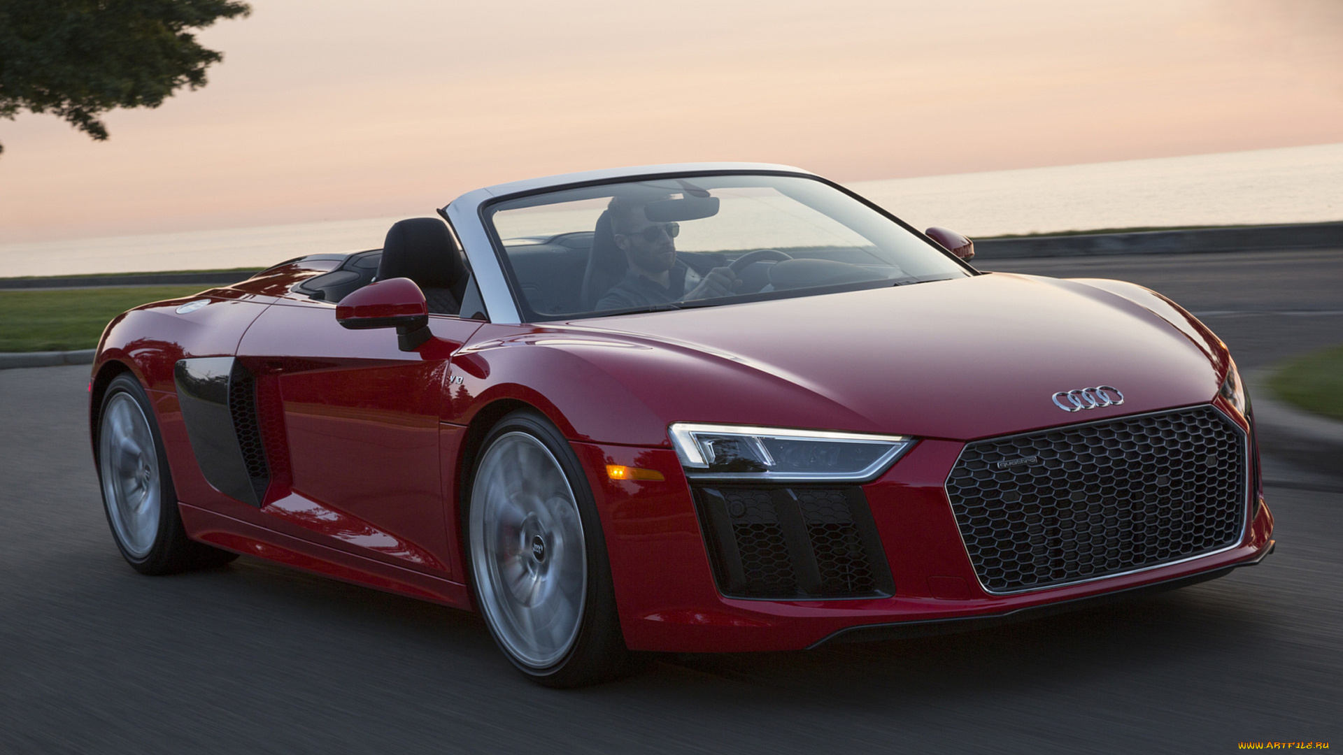 audi, r8, v10, spyder, 2017, автомобили, audi, r8, v10, 2017, spyder