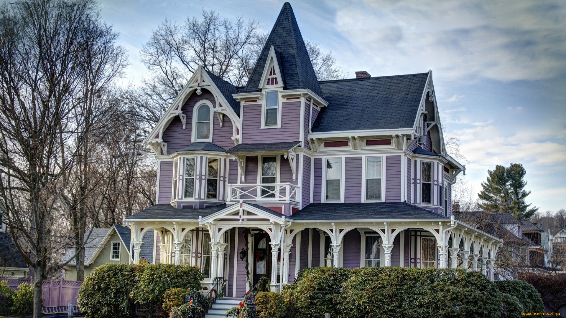 города, -, здания, , дома, особняк