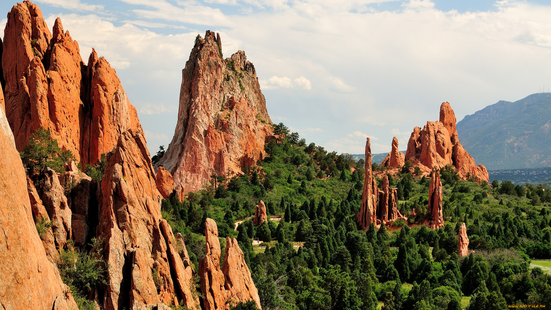 природа, горы, простор