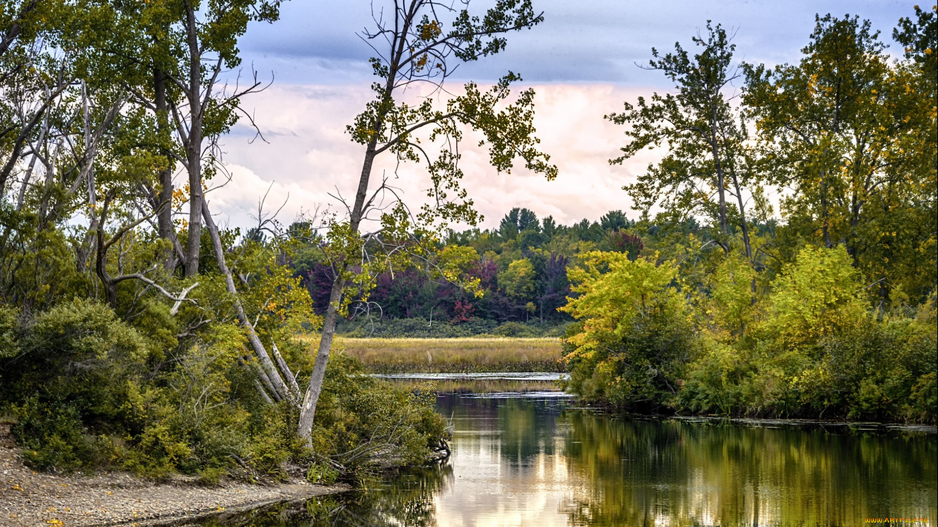 природа, реки, озера, простор