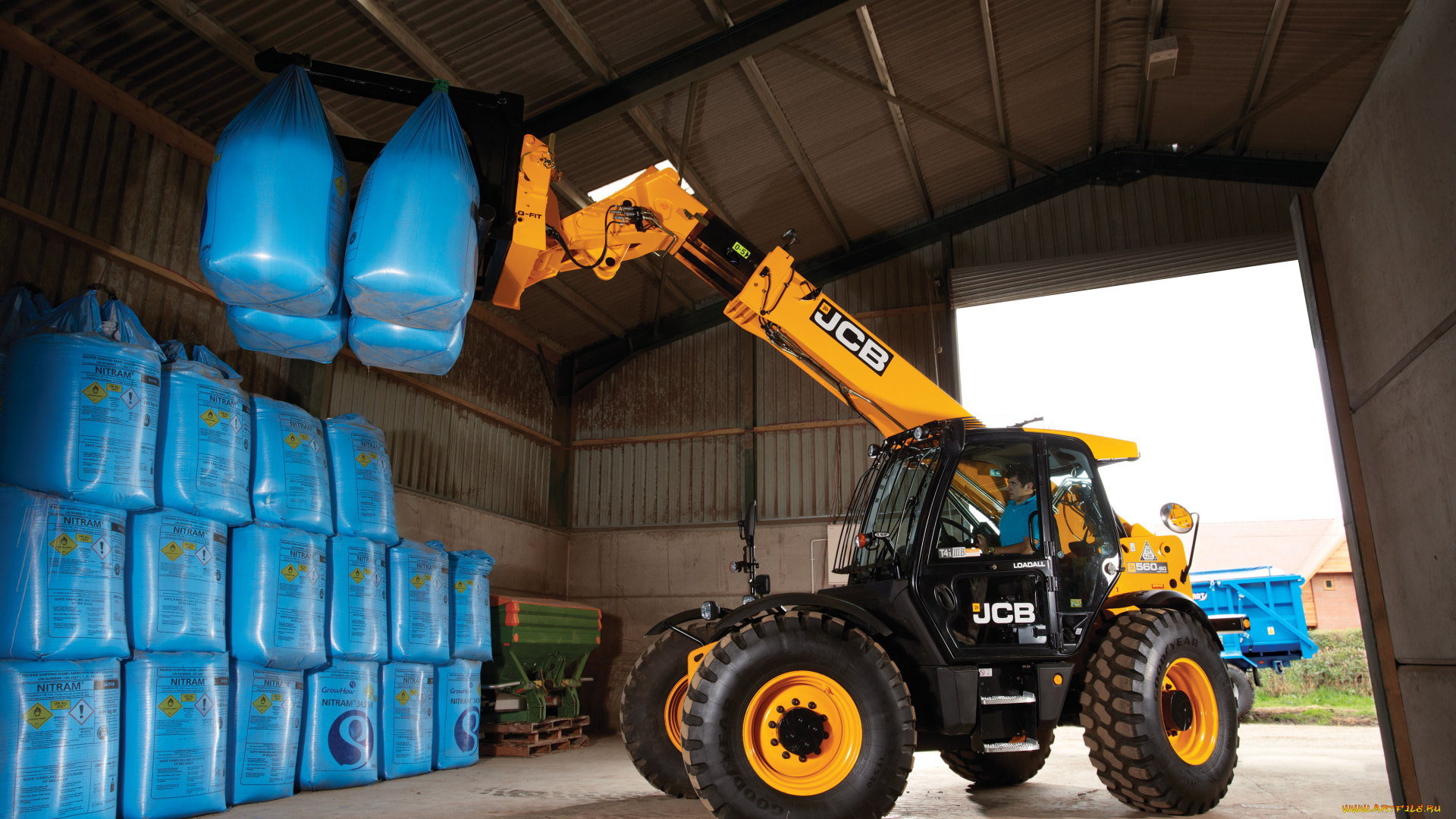 техника, фронтальные, погрузчики, jcb