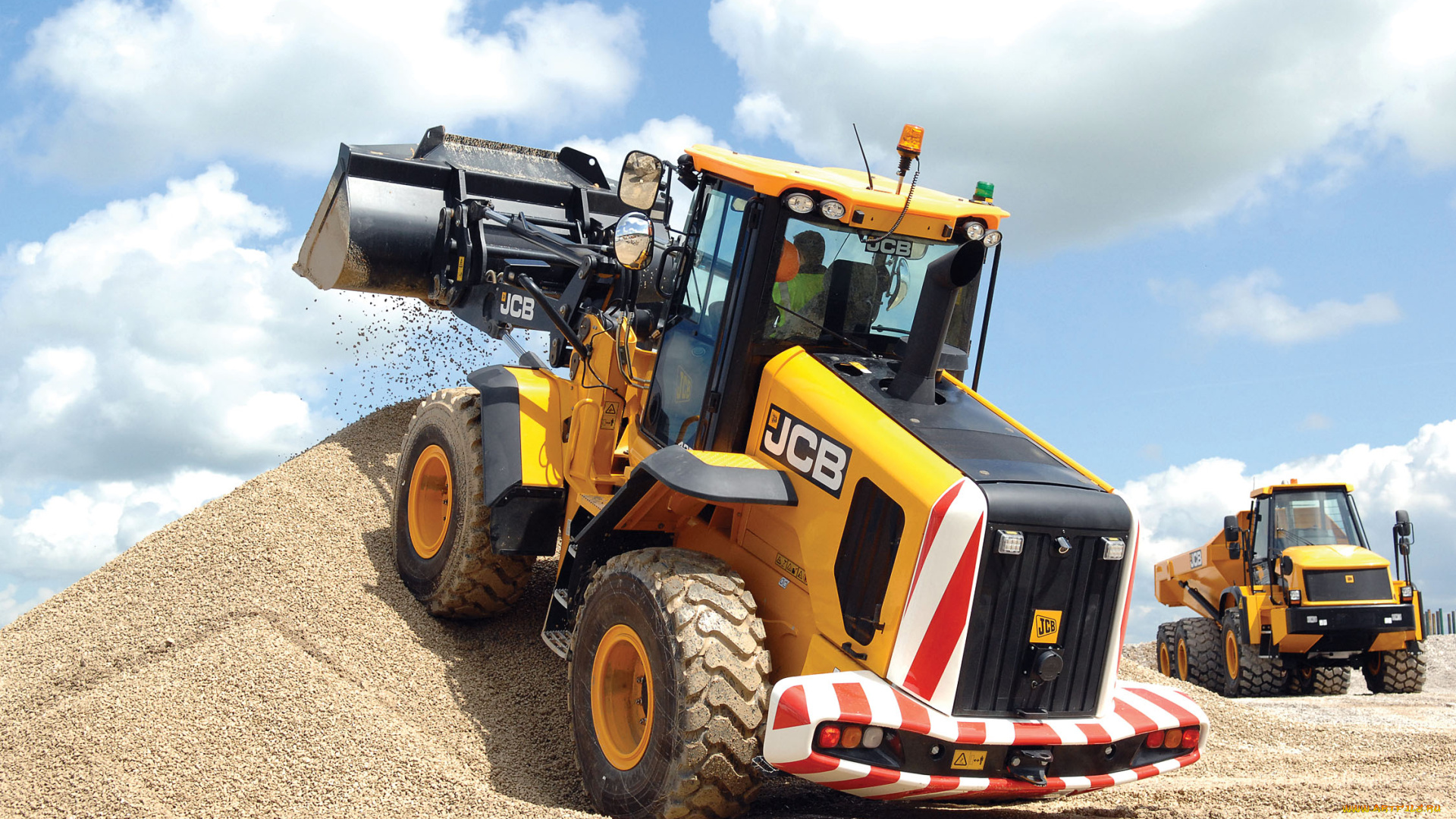 техника, фронтальные, погрузчики, jcb