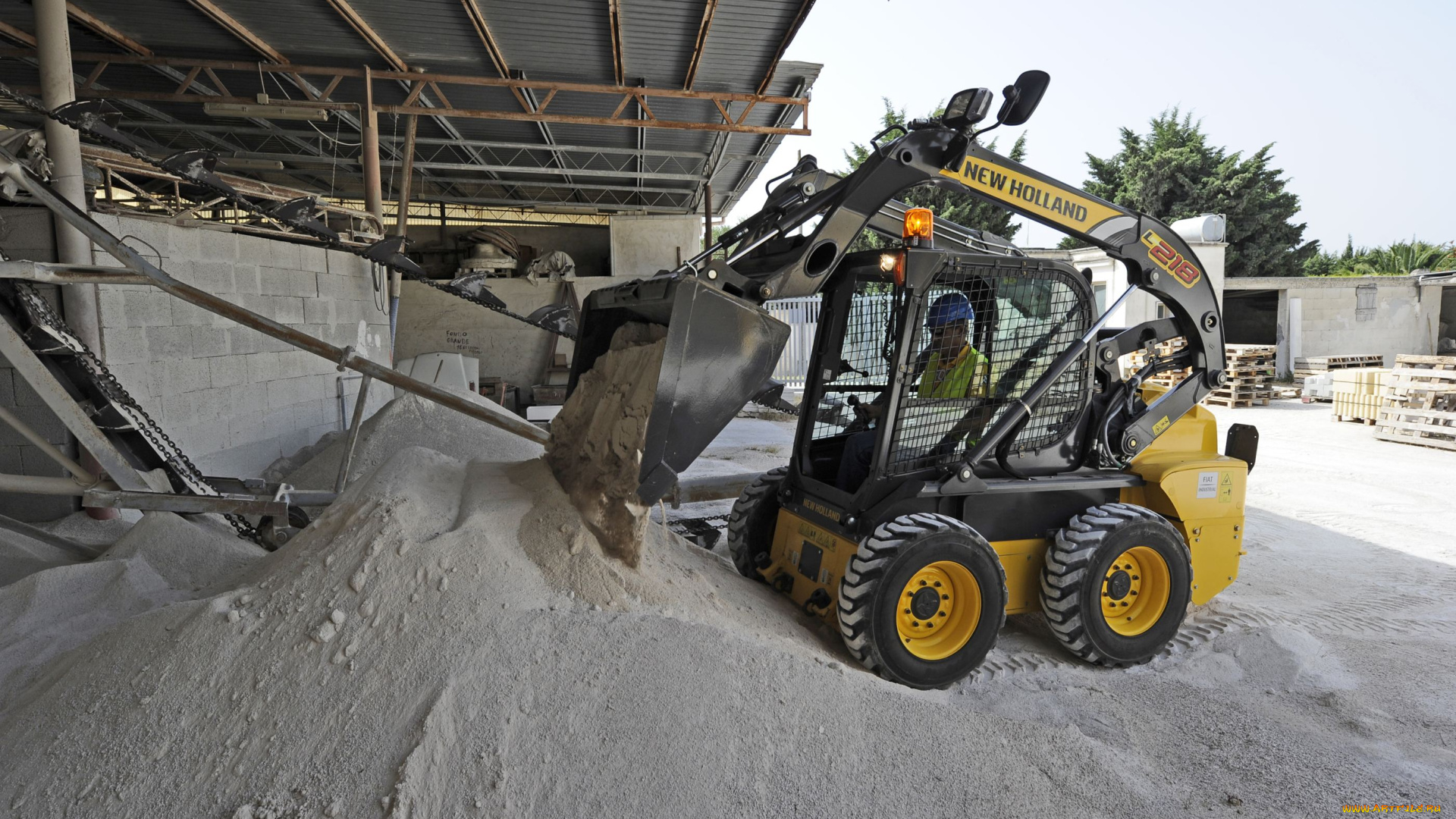 техника, фронтальные, погрузчики, new, holland