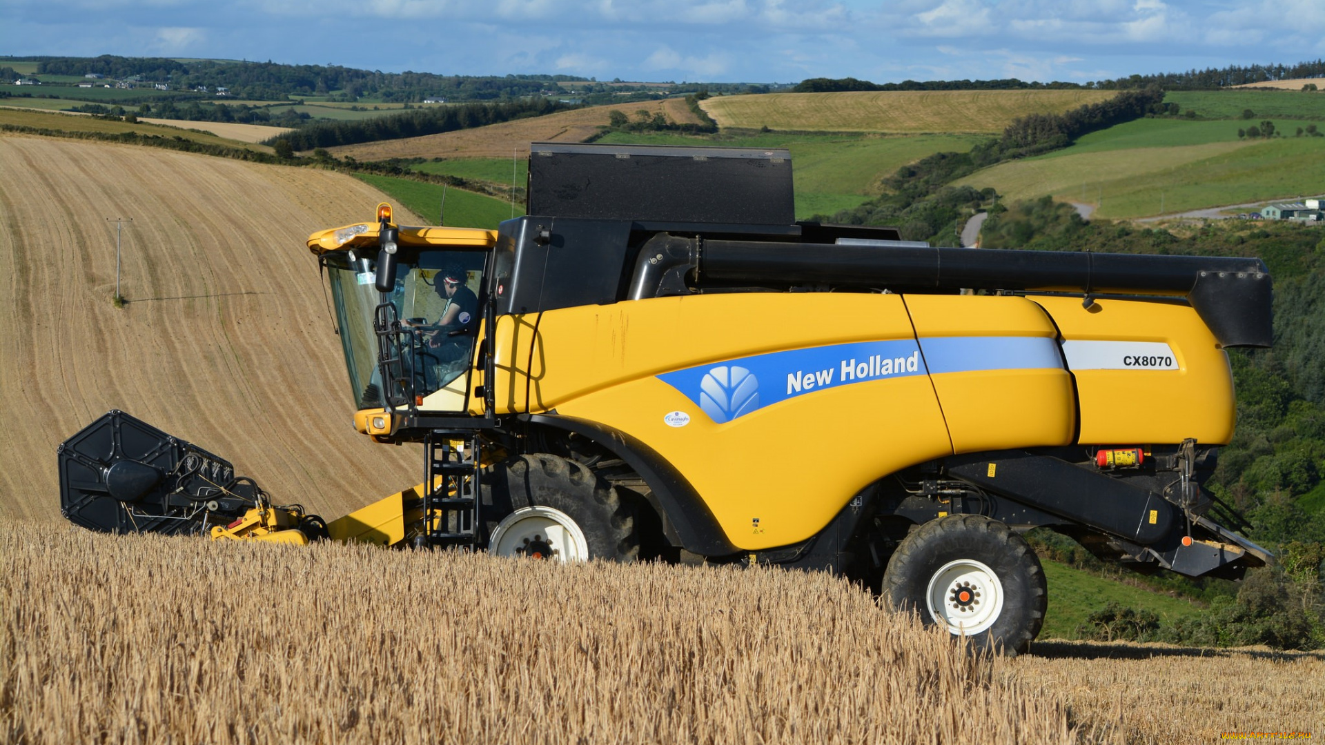 техника, комбайны, new, holland