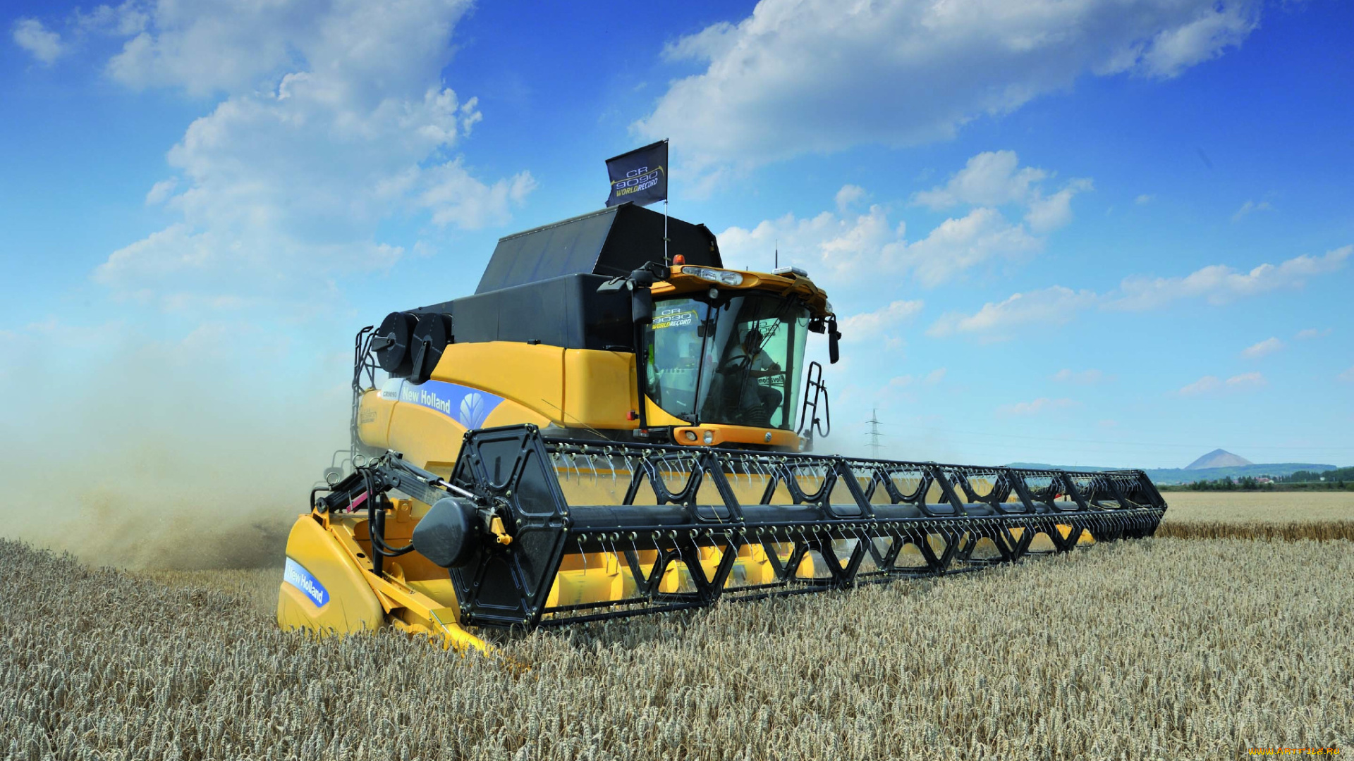 техника, комбайны, new, holland
