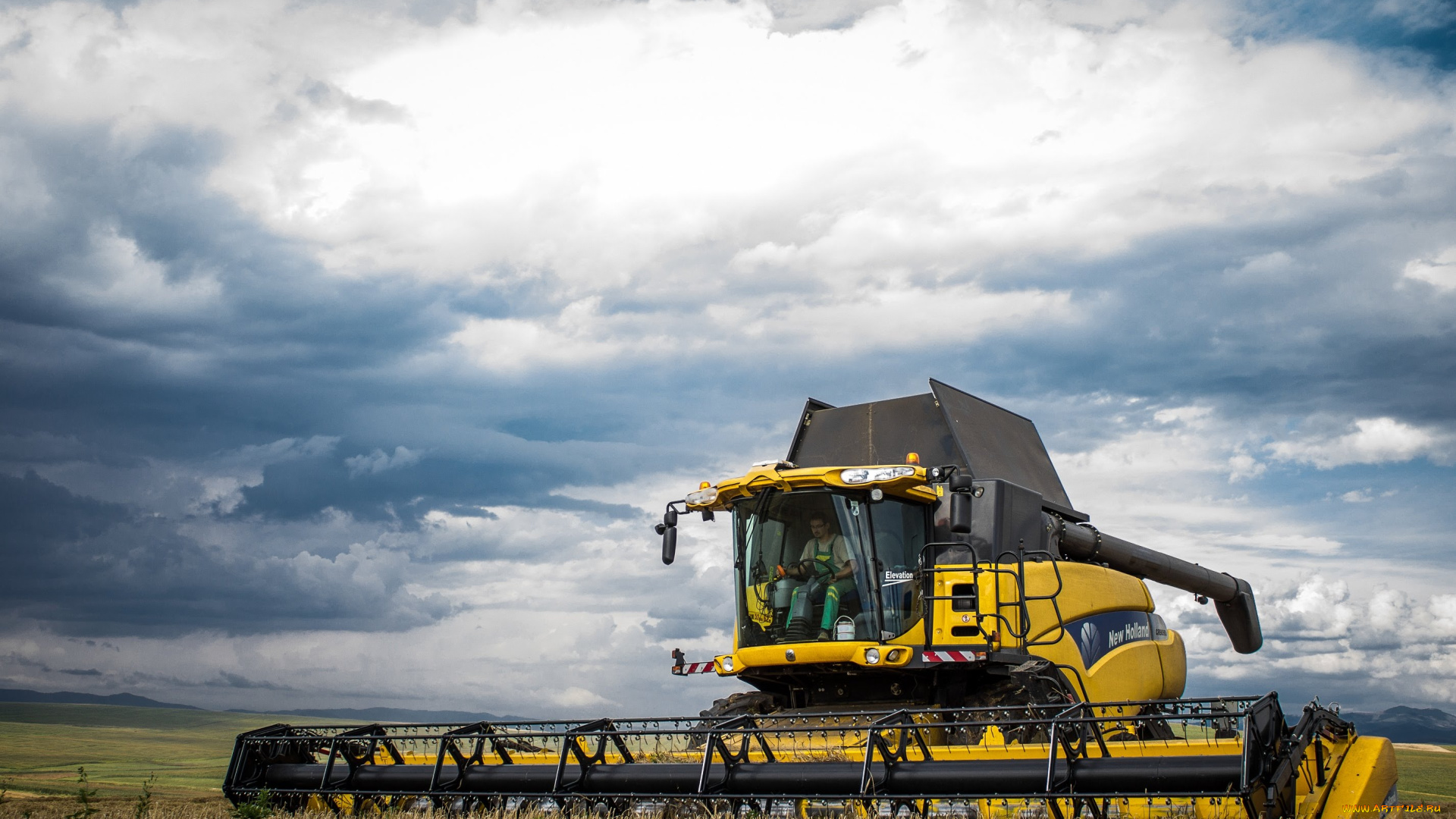техника, комбайны, new, holland