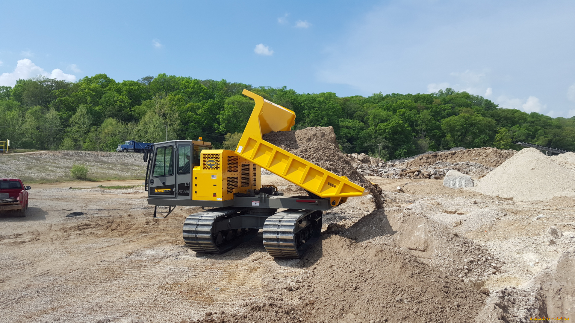техника, строительная, техника, terramac