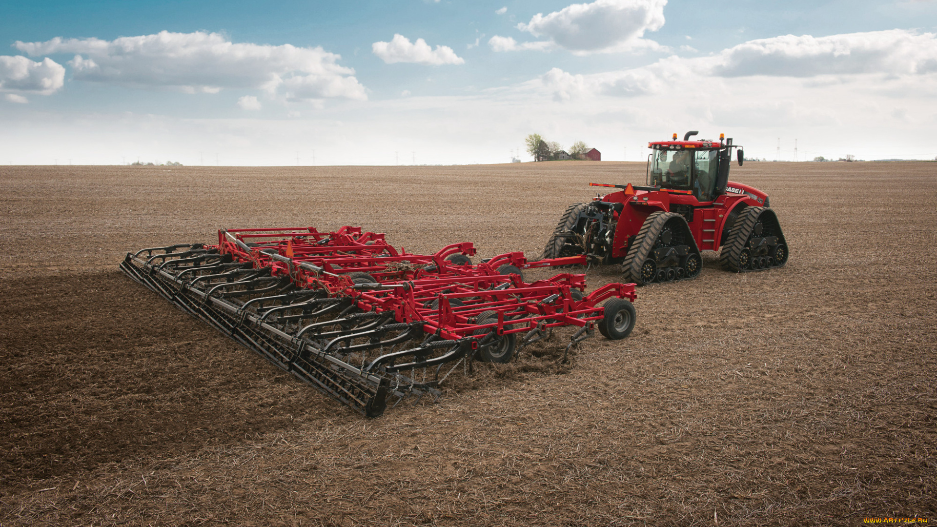 техника, тракторы, на, гусенецах, case