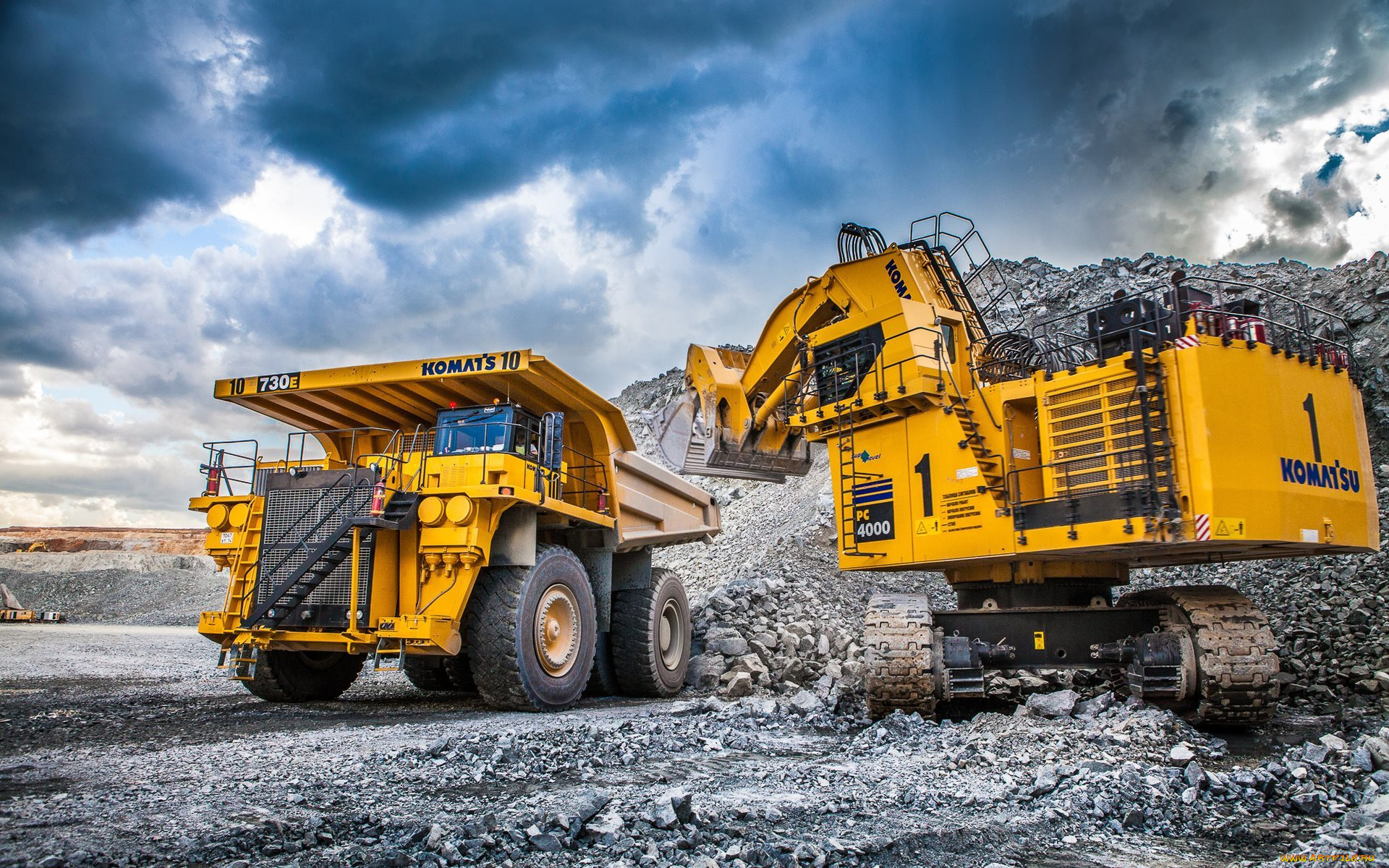 техника, экскаваторы, экскаватор