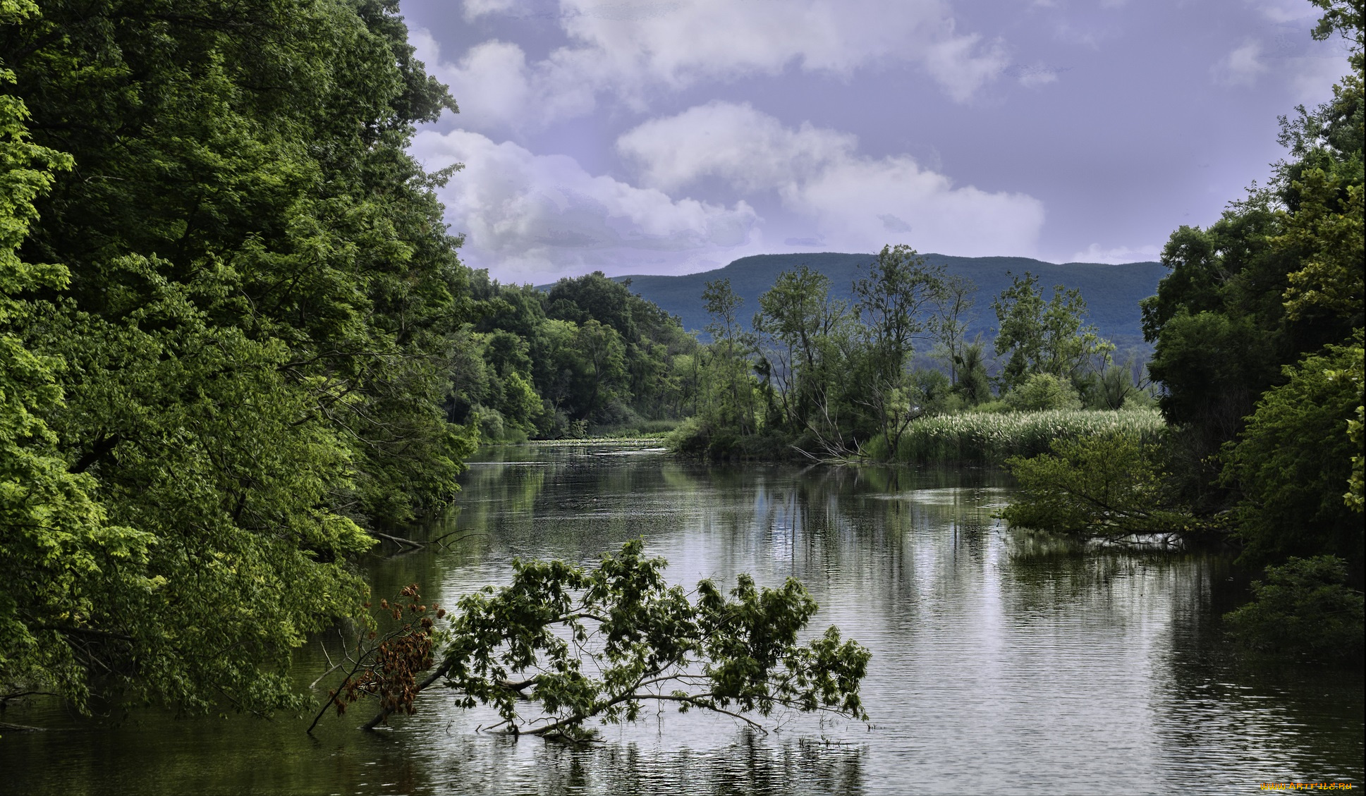 природа, водопады, простор