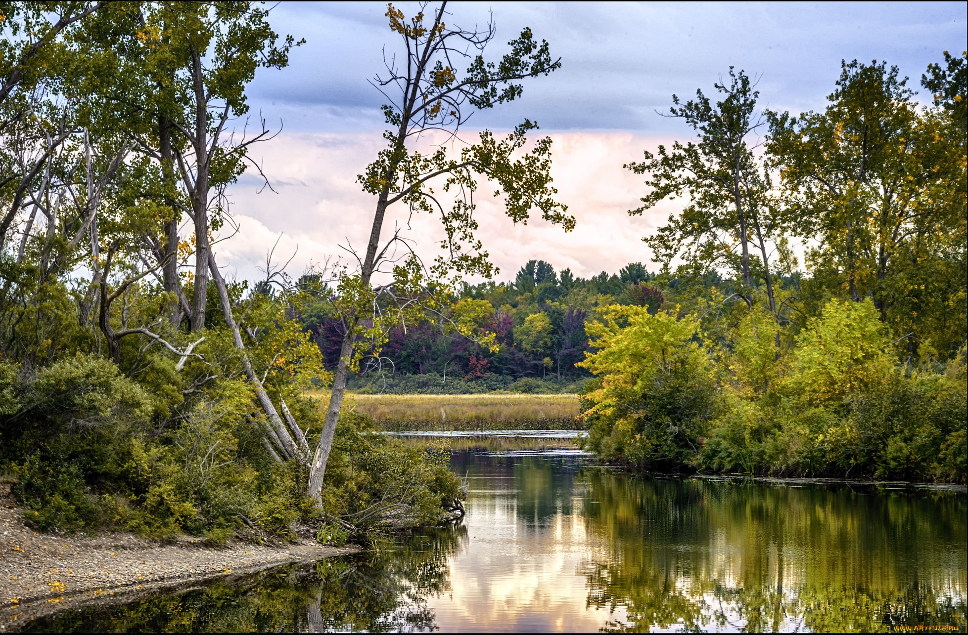 природа, реки, озера, простор