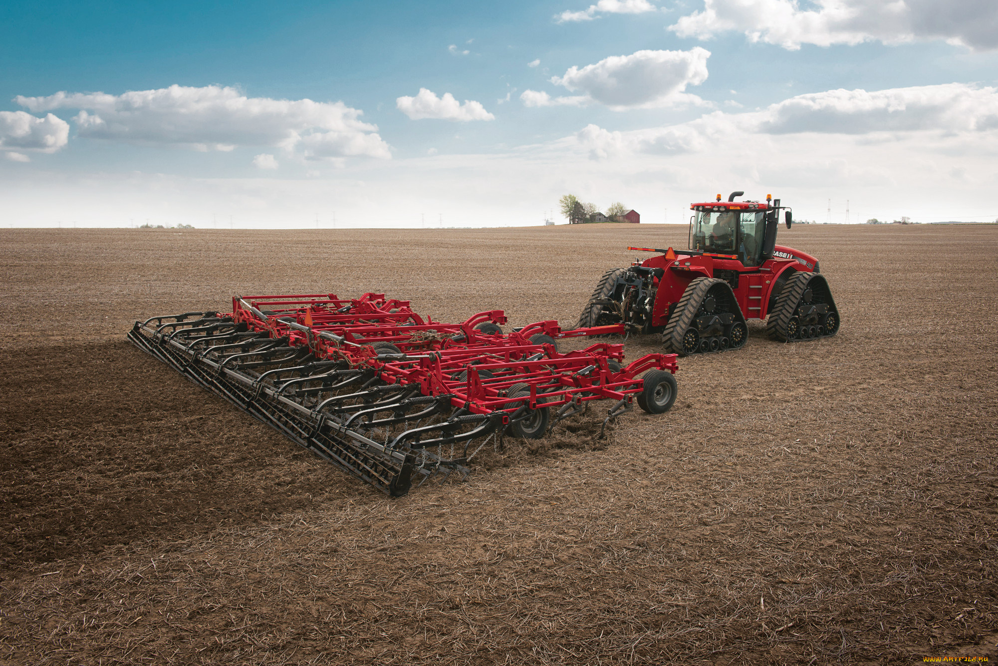 техника, тракторы, на, гусенецах, case