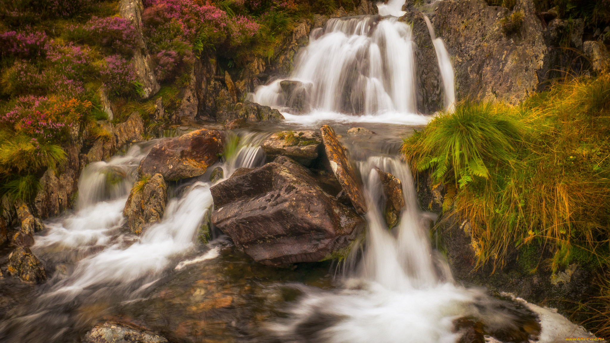 природа, водопады, простор
