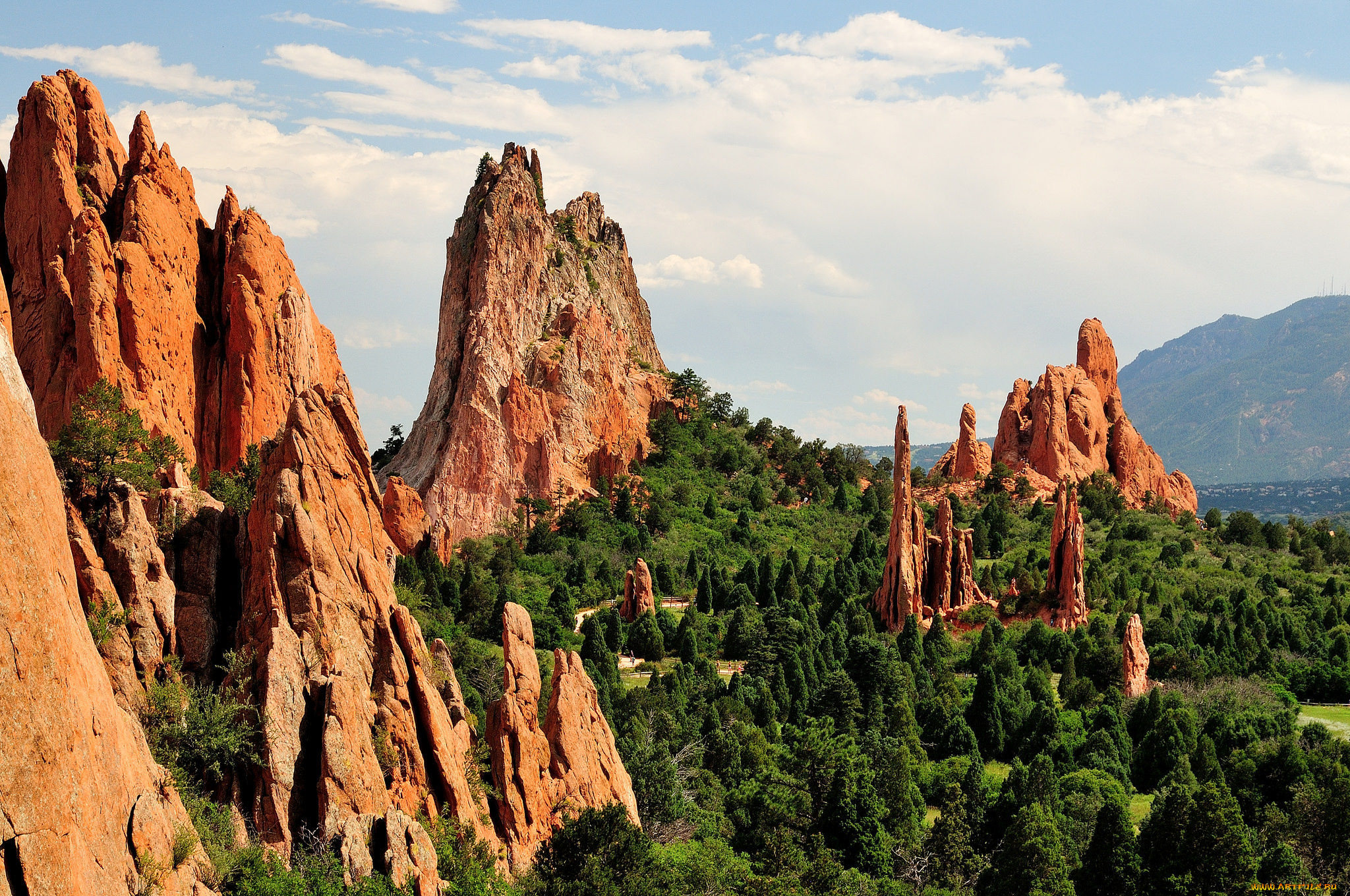 природа, горы, простор